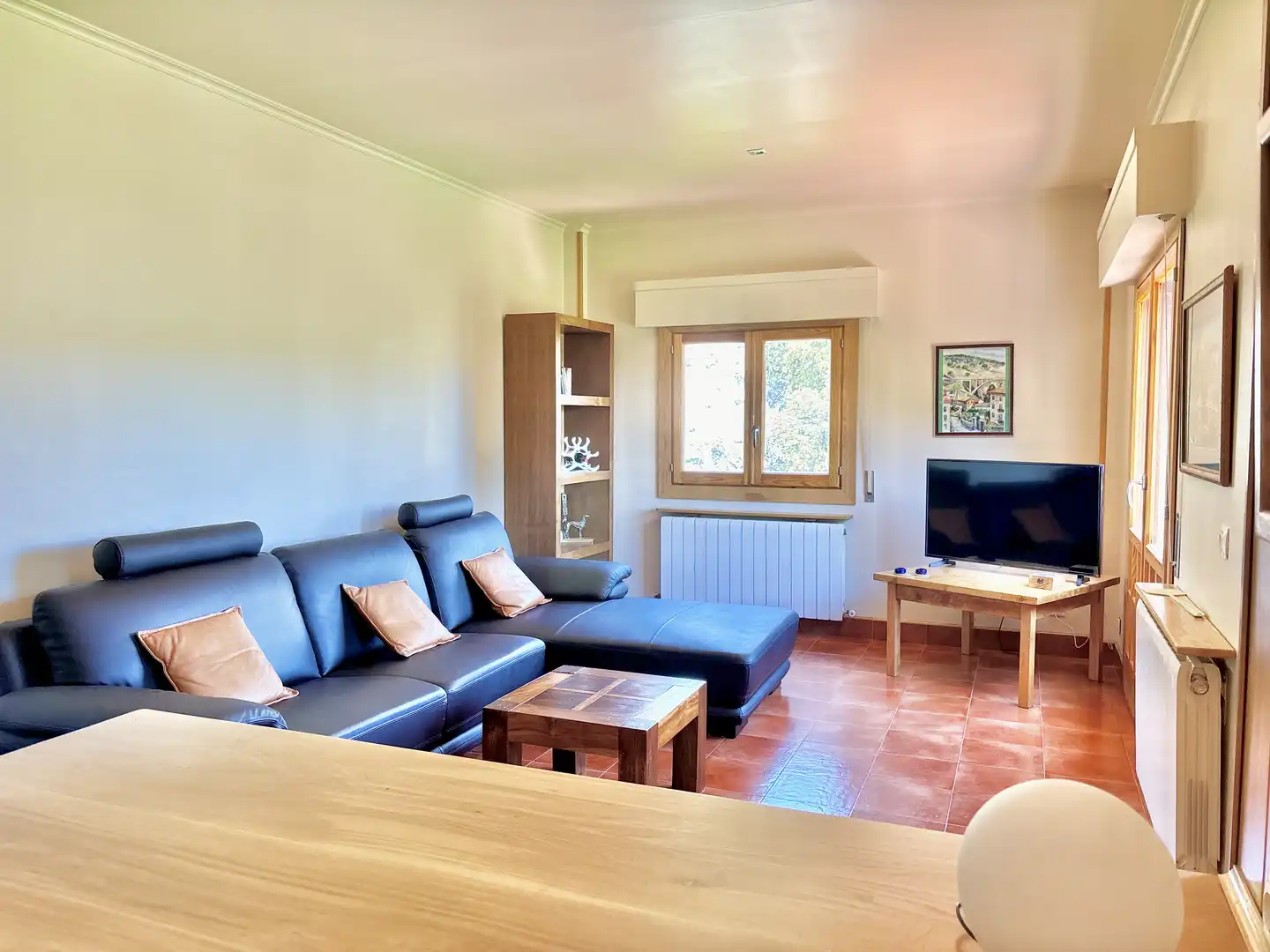 Living room of Flat for rent to own in Ortigosa de Cameros  with Heating, Furnished and Balcony