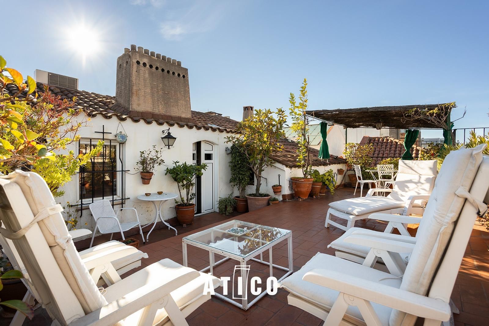 Terrace of Attic for sale in  Barcelona Capital  with Parquet flooring, Terrace and Storage room