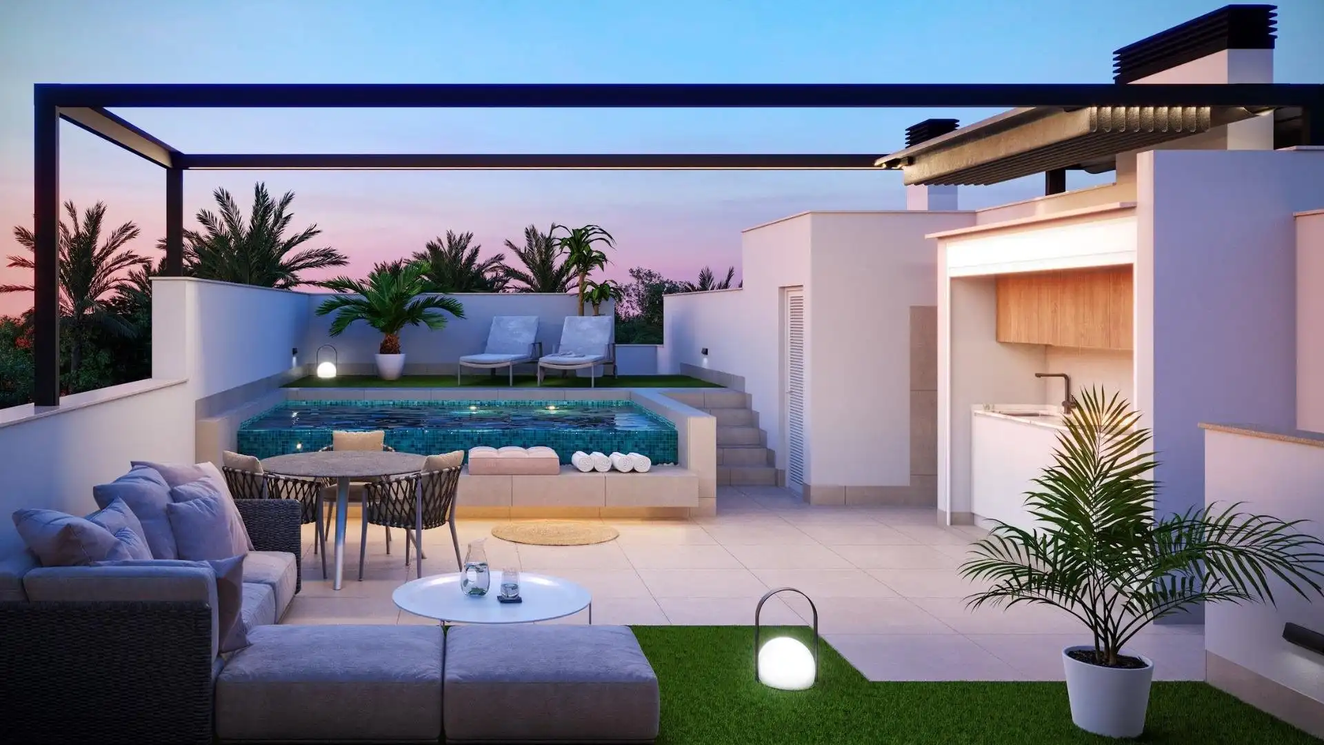 Bungalow avec piscine à vendre à N/A
