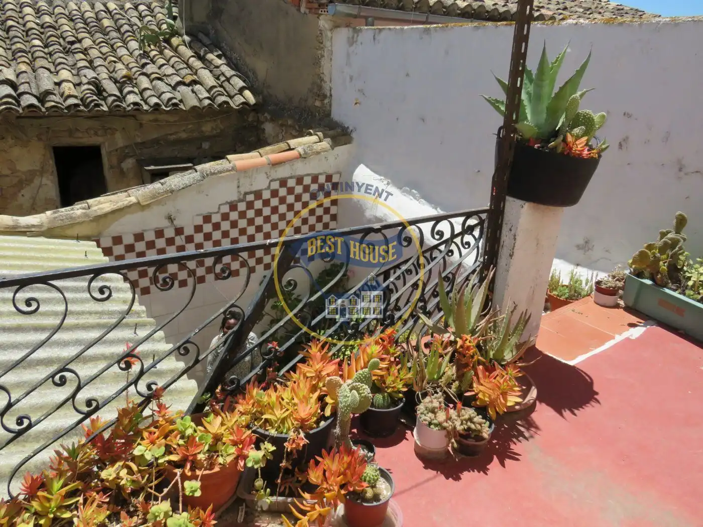 Balcony of Houses for sale in Montesa  with Terrace and Furnished
