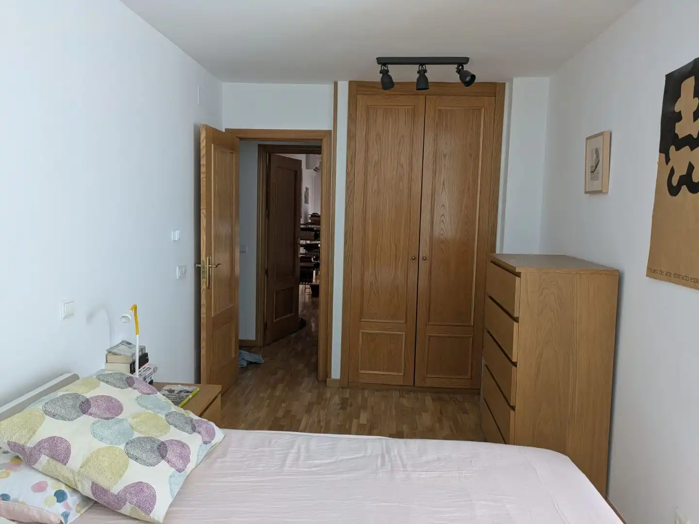 Schlafzimmer von Wohnung zum Verkauf in  Madrid Capital mit Klimaanlage und Balkon