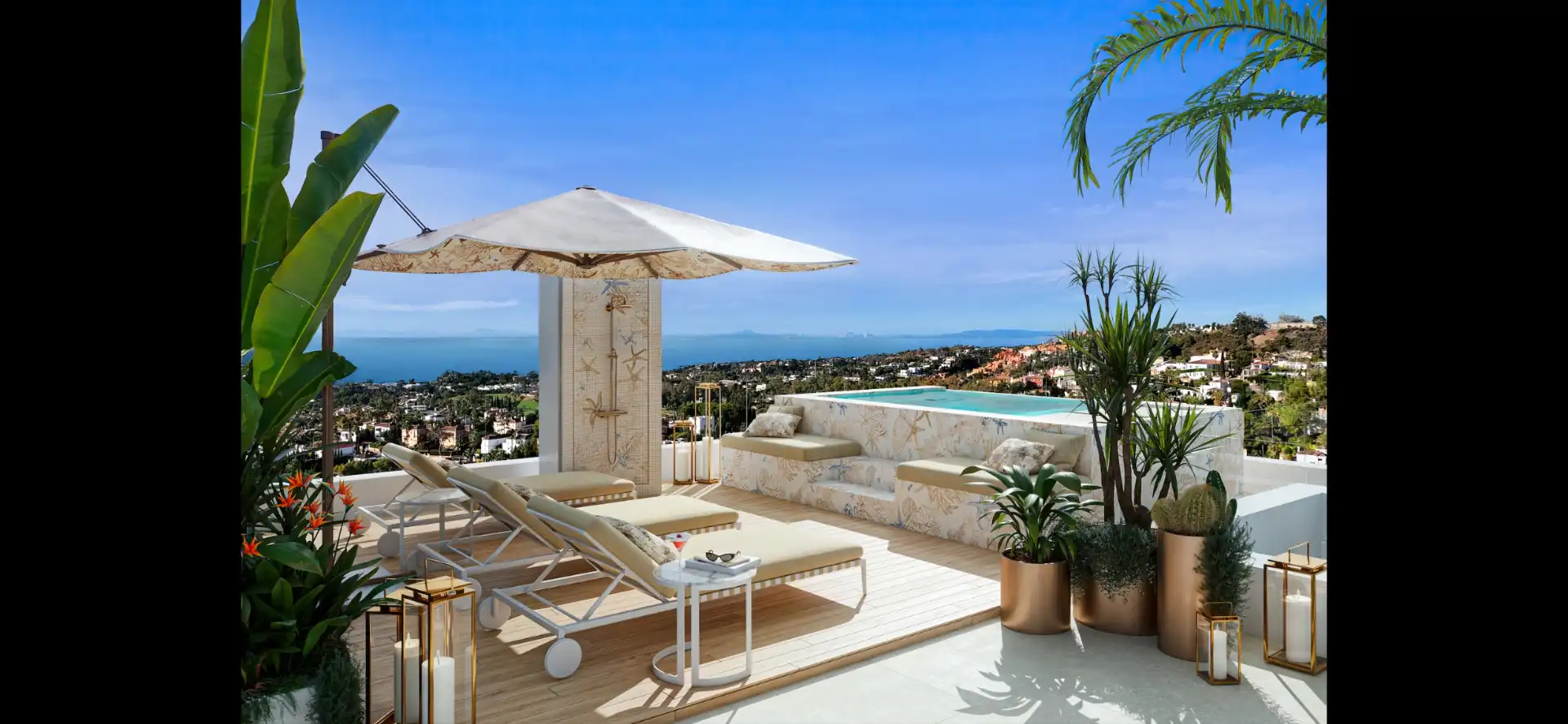 Terrassa de Casa o xalet en venda en Marbella amb Aire condicionat, Calefacció i Terrassa