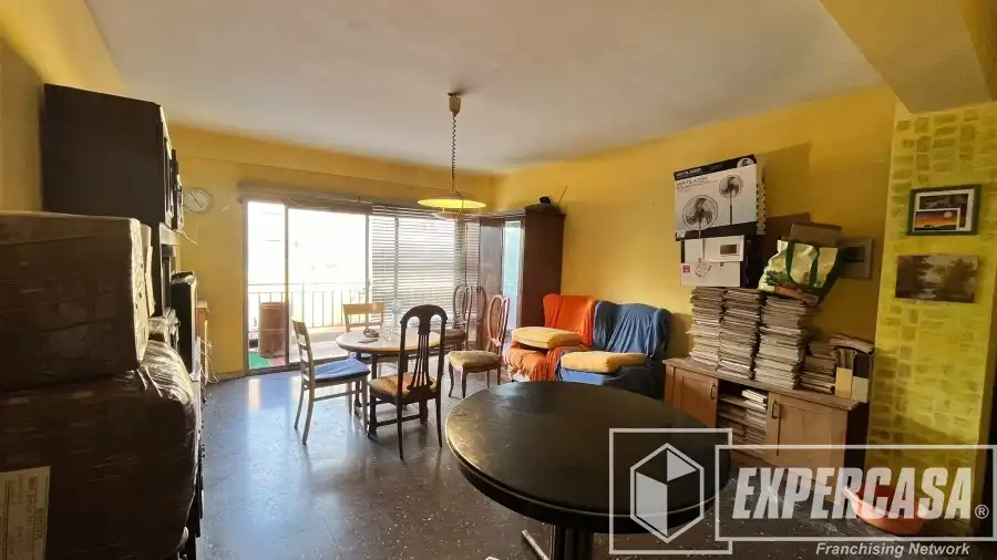 Living room of Flat for sale in Quatre Carreres