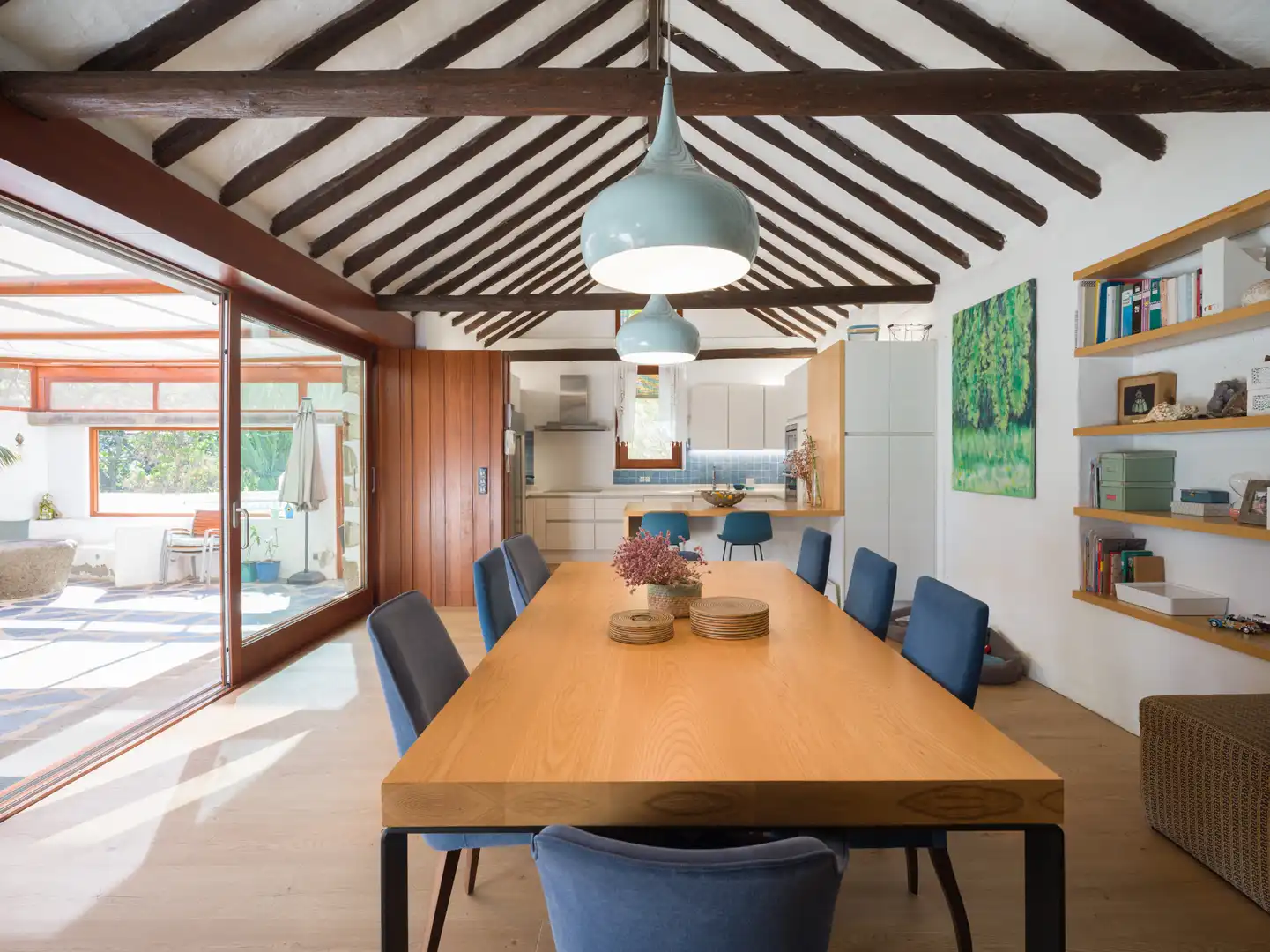 Dining room of Houses for sale in Telde  with Heating, Private garden and Parquet flooring