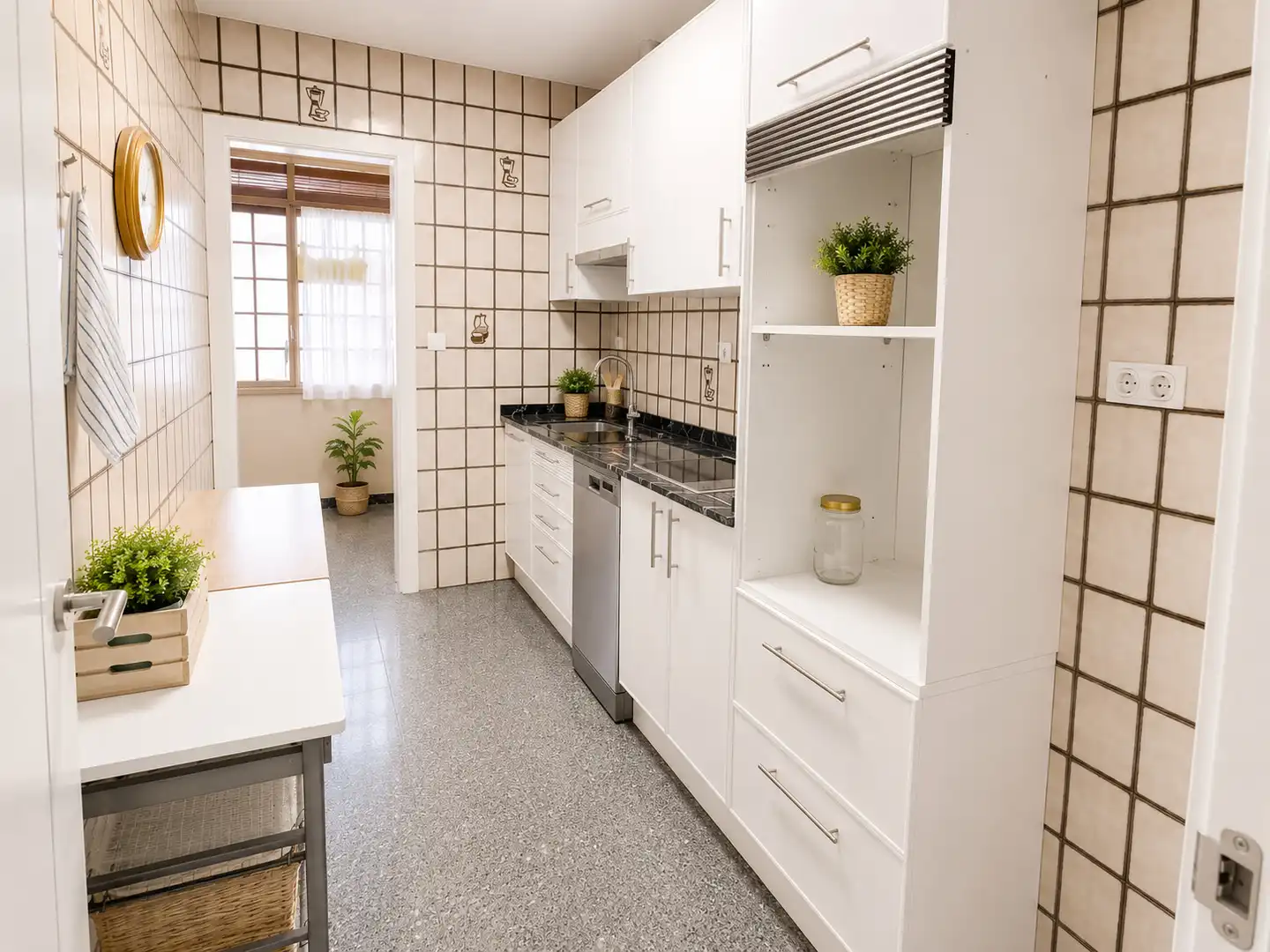Cuina de Casa o xalet en venda en Sabadell amb Aire condicionat, Terrassa i Balcó