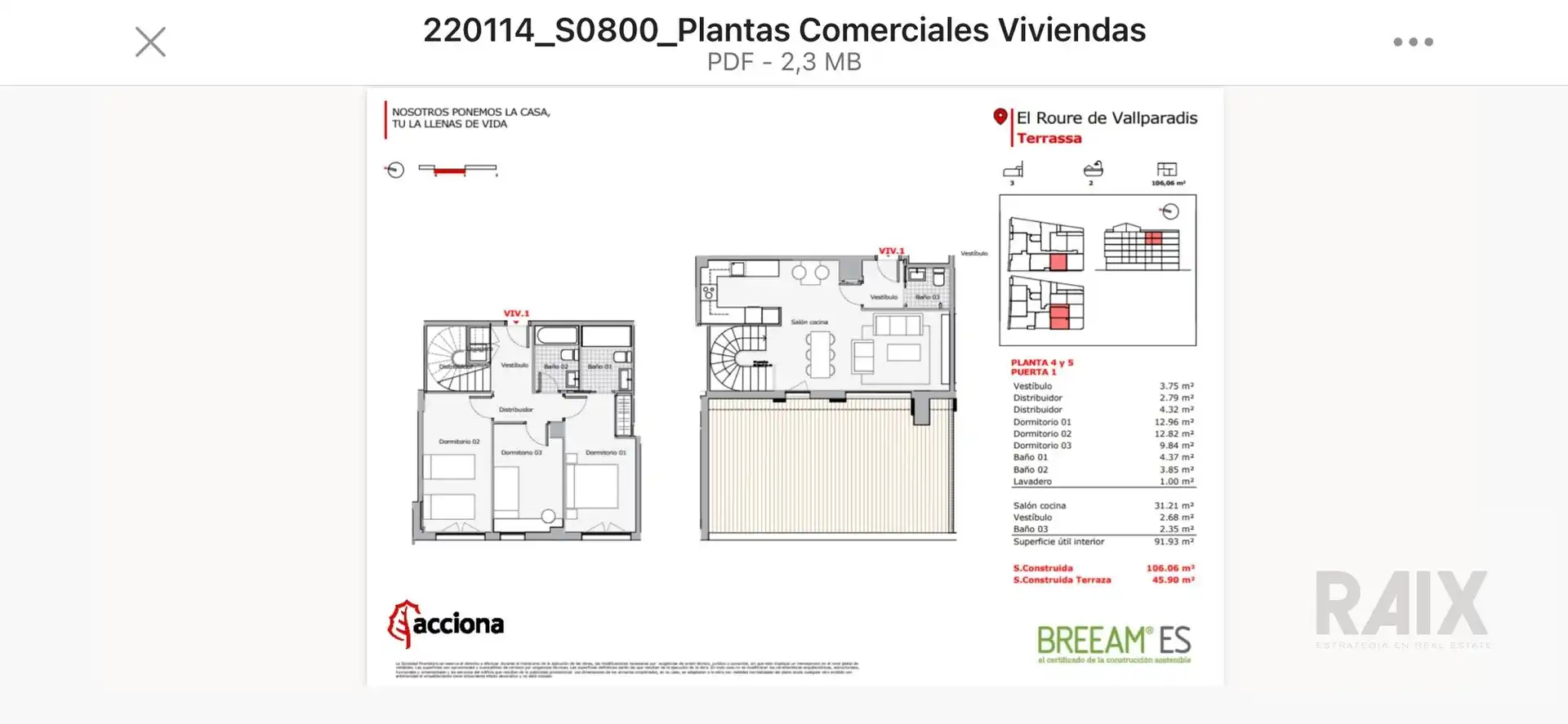 Dúplex con ascensor en venta en esq. Ctra. de Montcada ), imagen 24