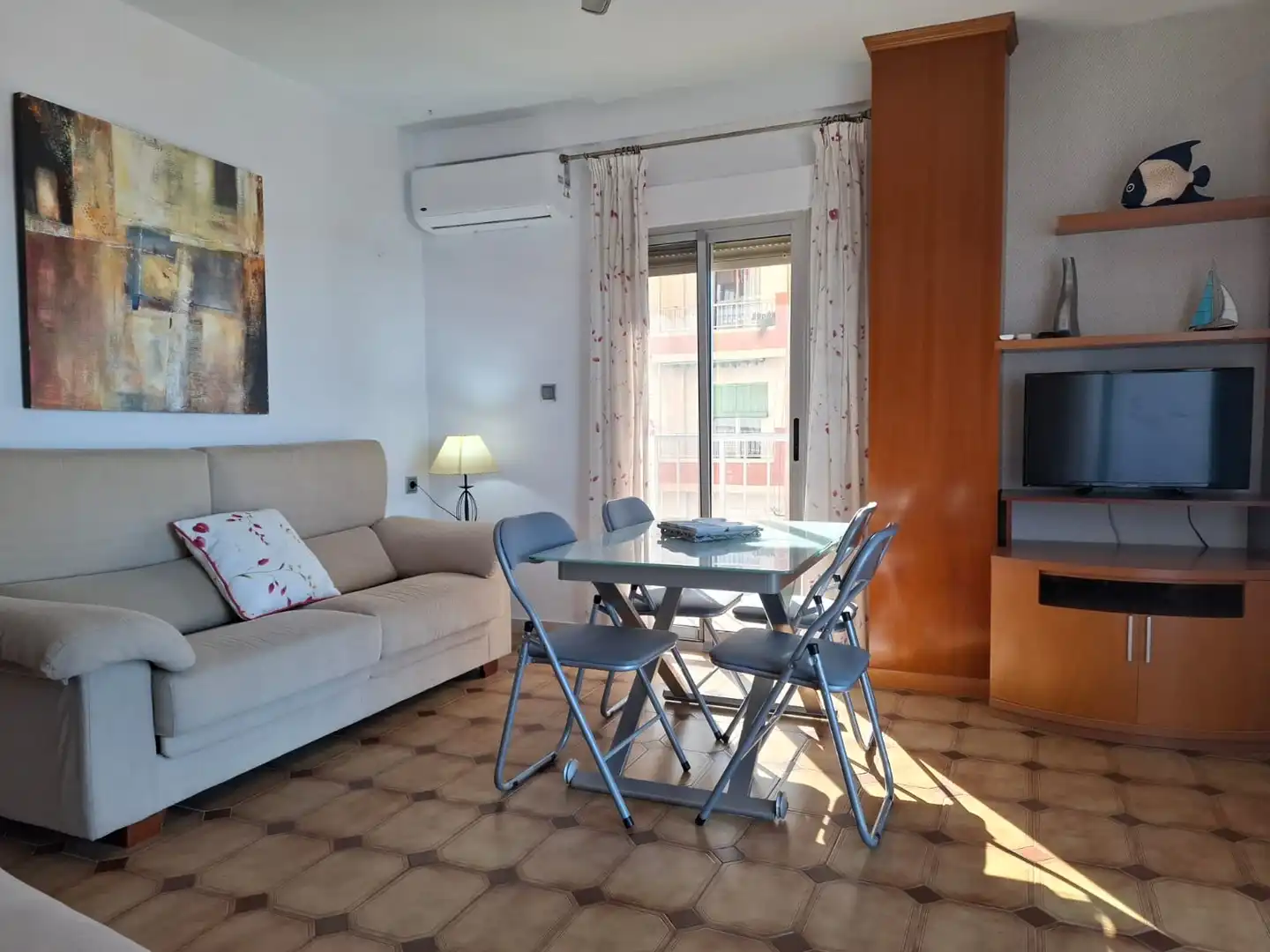 Wohnzimmer von Wohnung zum Verkauf in Torrenueva Costa mit Terrasse, Abstellraum und Möbliert