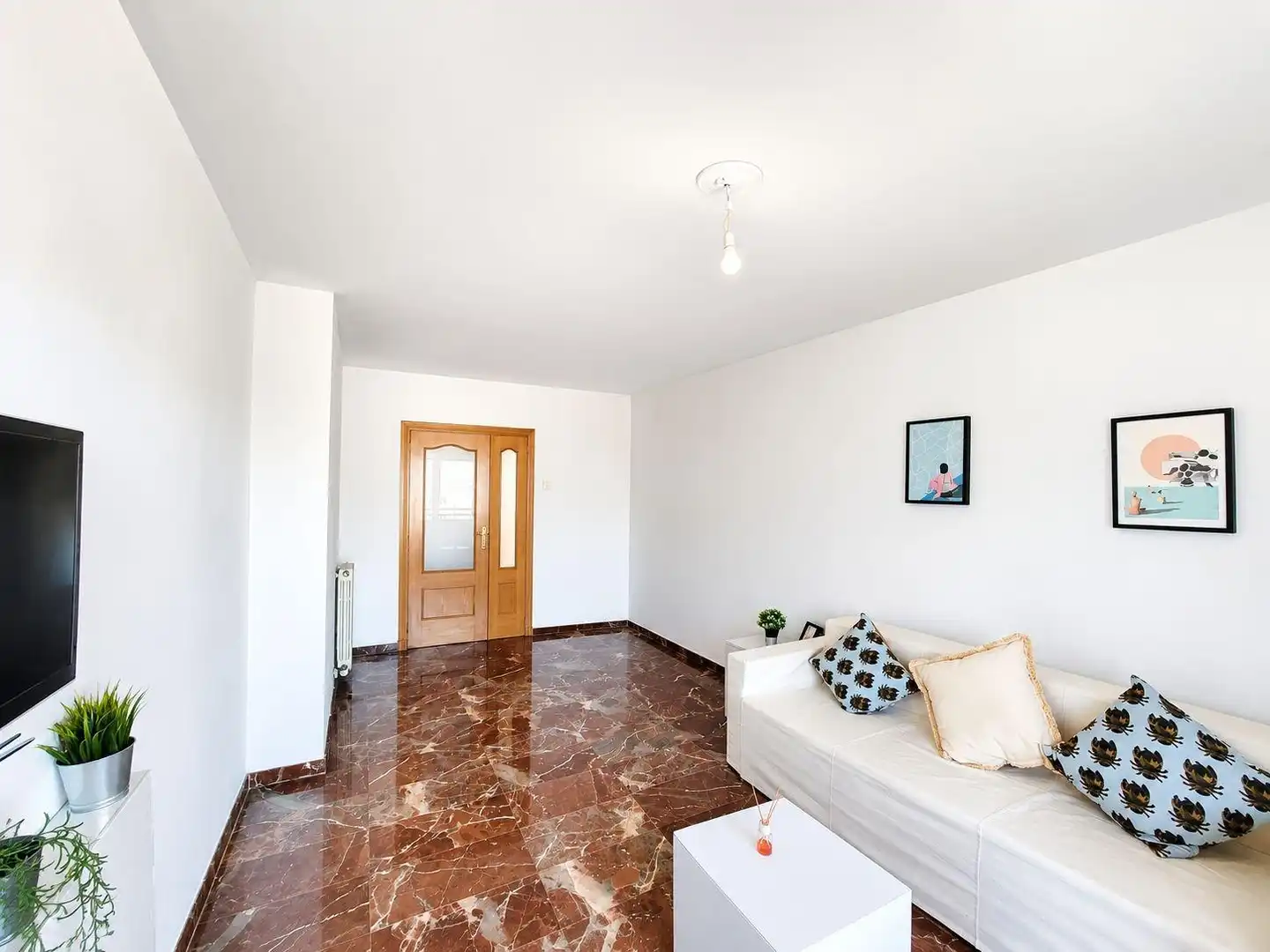 Sala d'estar de Pis en venda en Zaragoza amb Calefacció i Balcó