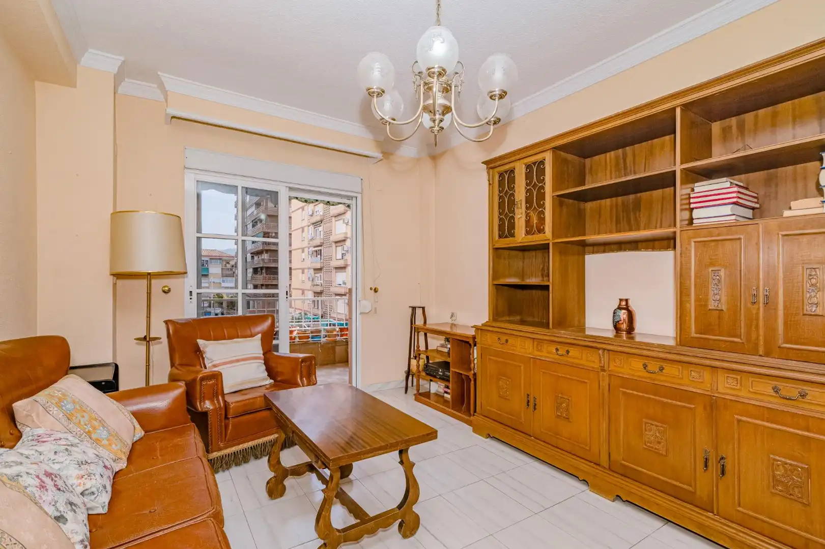 Sala de estar de Piso en venta en Granada con Balcón