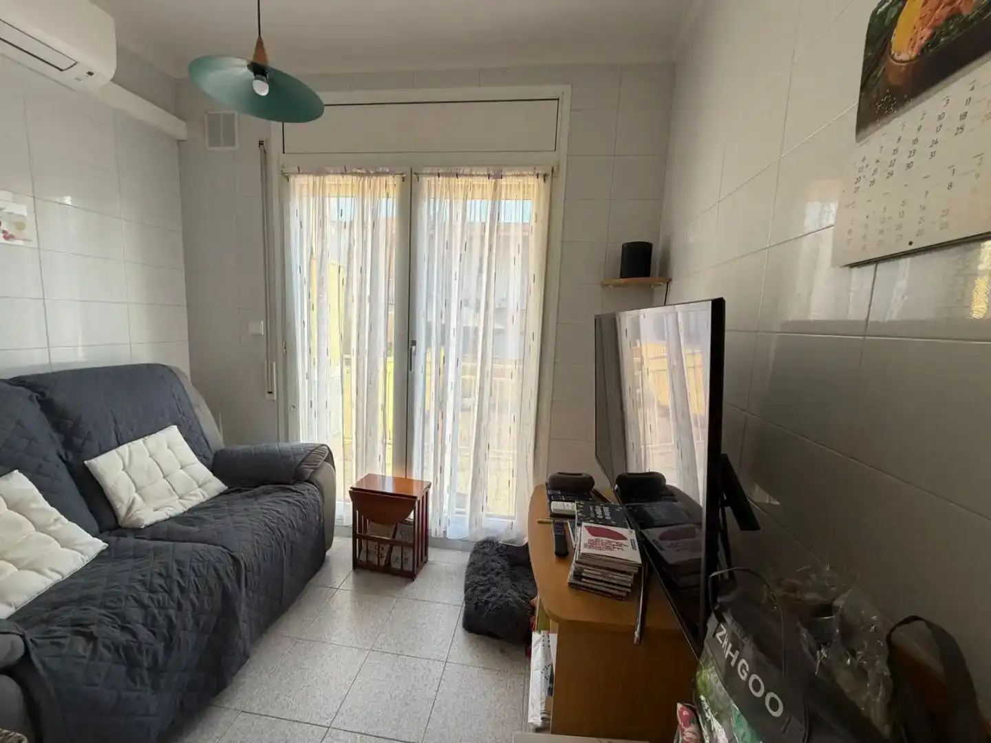 Sala d'estar de Casa adosada en venda en Cassà de la Selva amb Aire condicionat i Terrassa