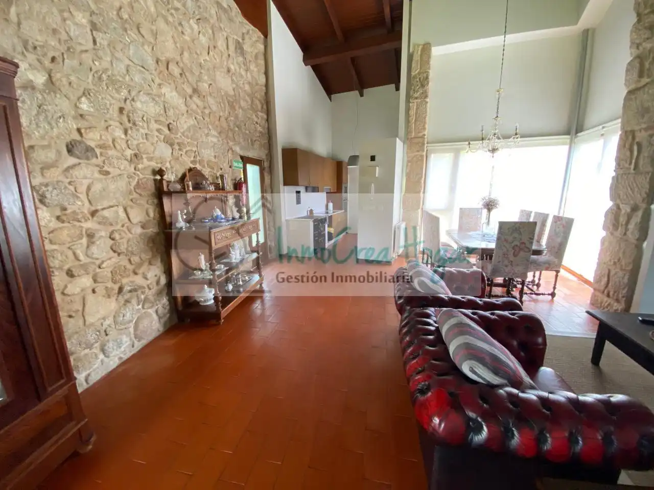 Sala d'estar de Finca rústica en venda en Tomiño amb Calefacció, Jardí privat i Terrassa