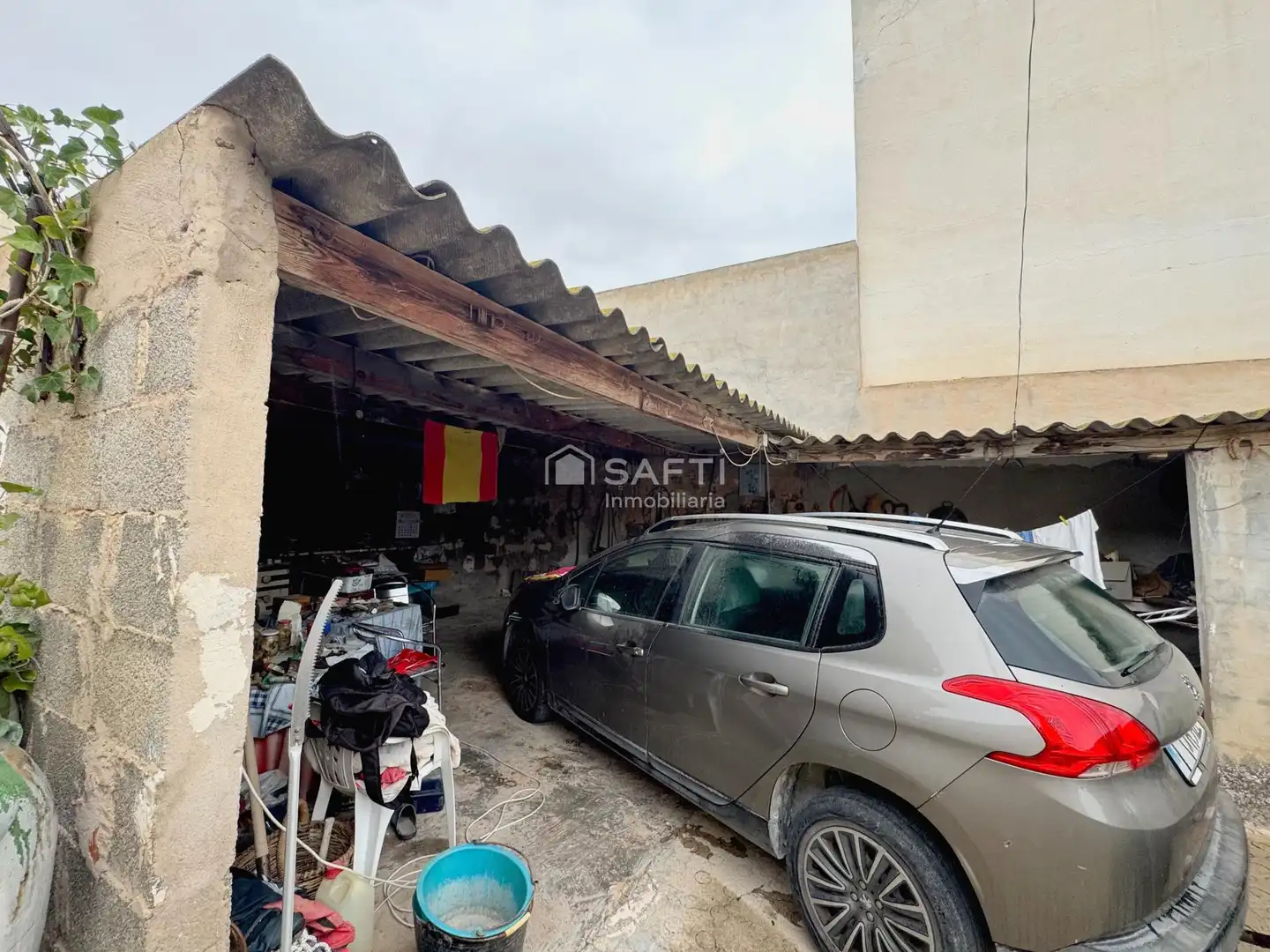 Vista exterior de Casa adosada en venta en Algueña con Terraza