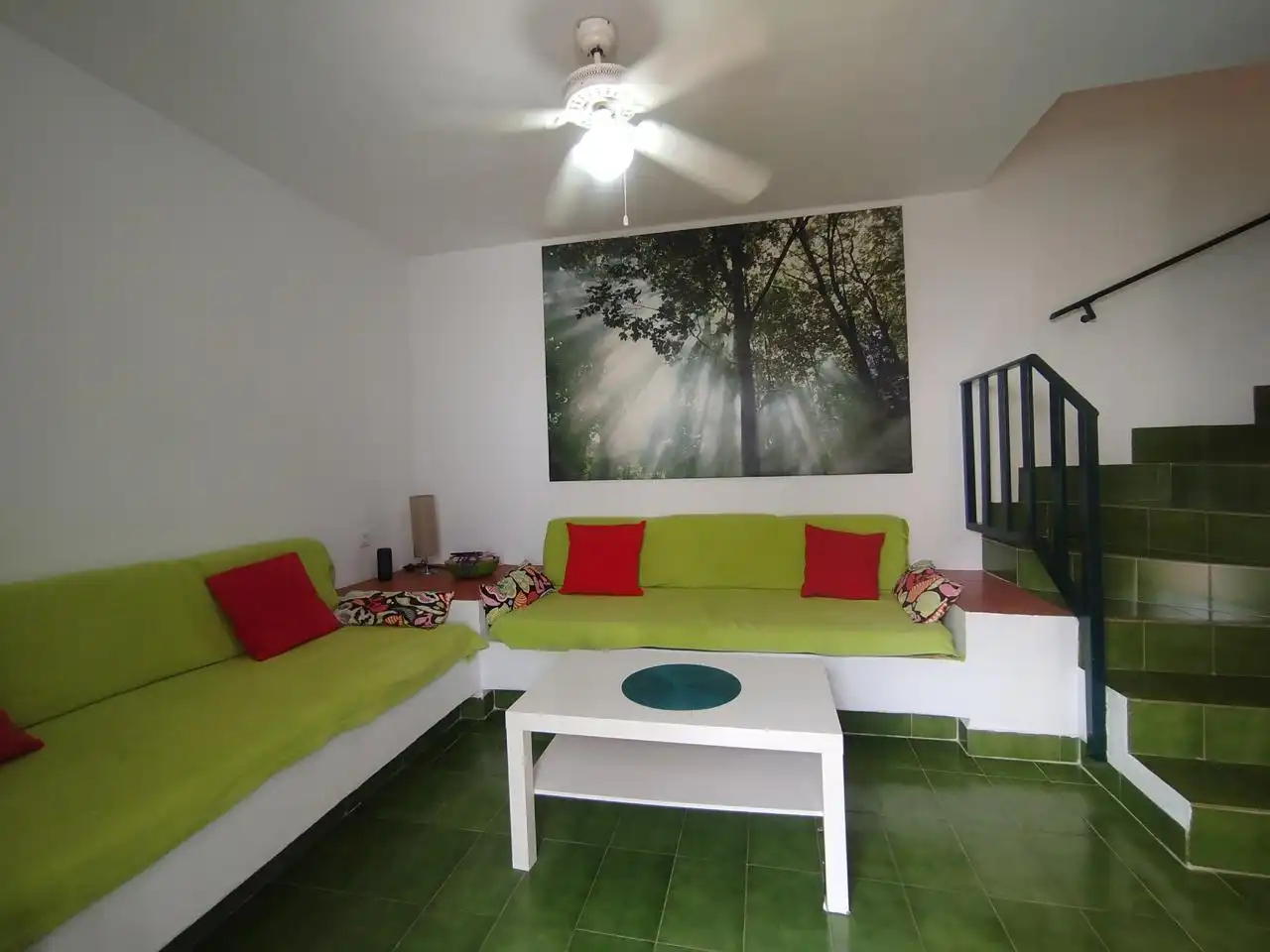 Sala de estar de Casa o chalet de alquiler en Sonnenland