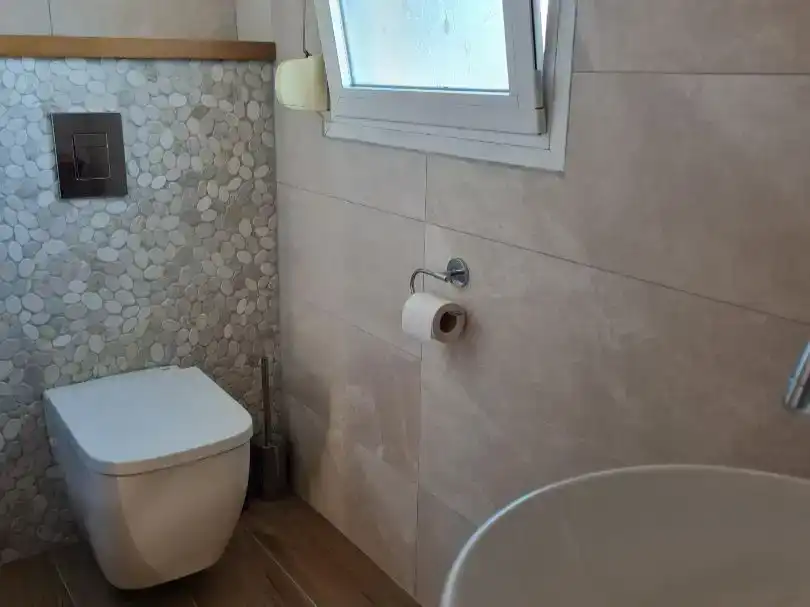 Baño de Finca rústica en venta en Pedreguer con Aire acondicionado, Jardín privado y Balcón