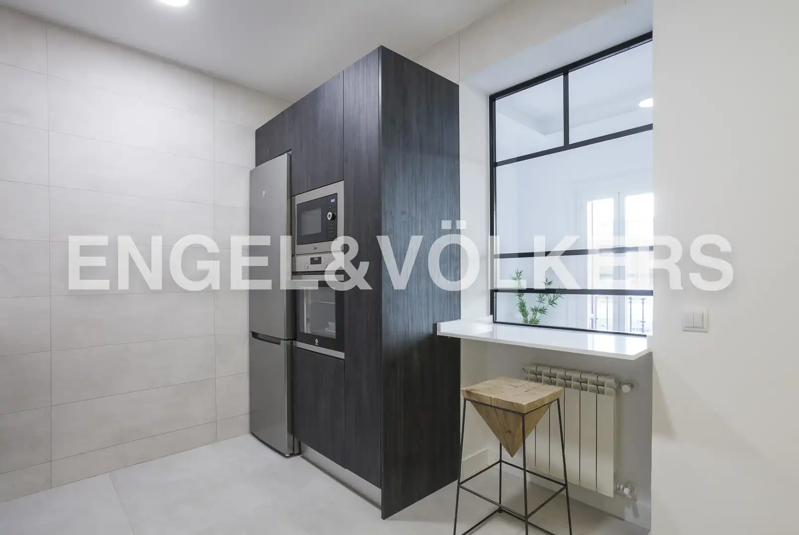 Kitchen of Flat for rent in Madrid  with Air Conditioner, Heating and Furnished