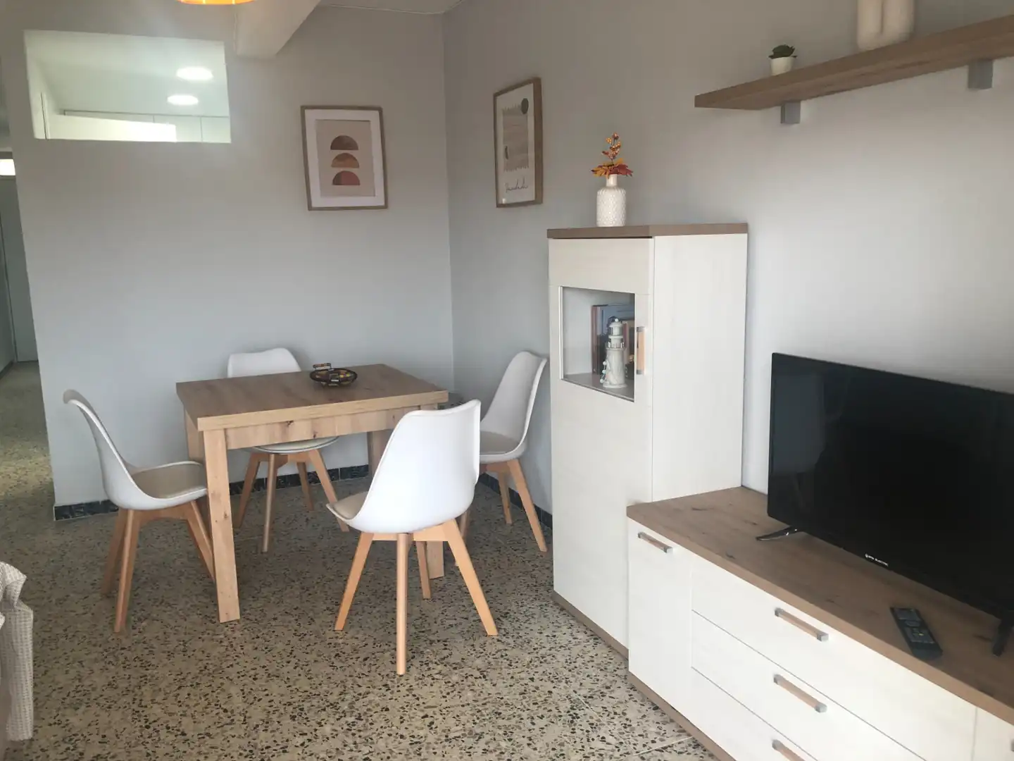 Dining room of Apartments for rent in Santa Pola  with Terrace, Furnished and Oven