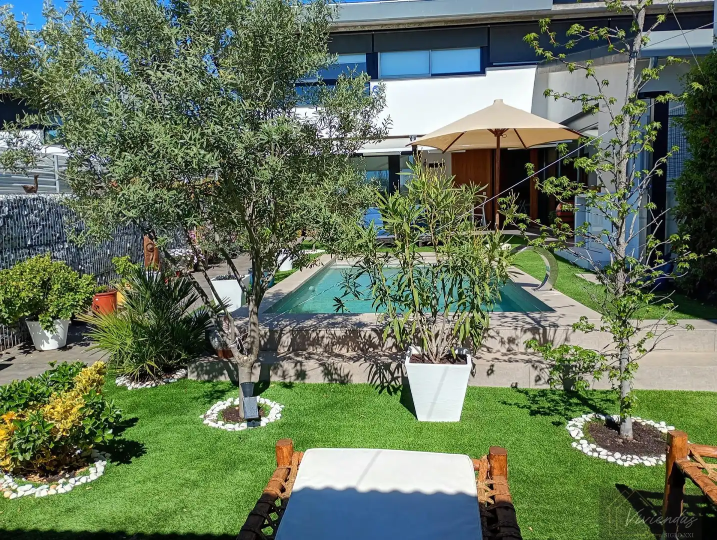 Jardín de Casa o chalet en venta en Boadilla del Monte con Calefacción, Trastero y Alarma