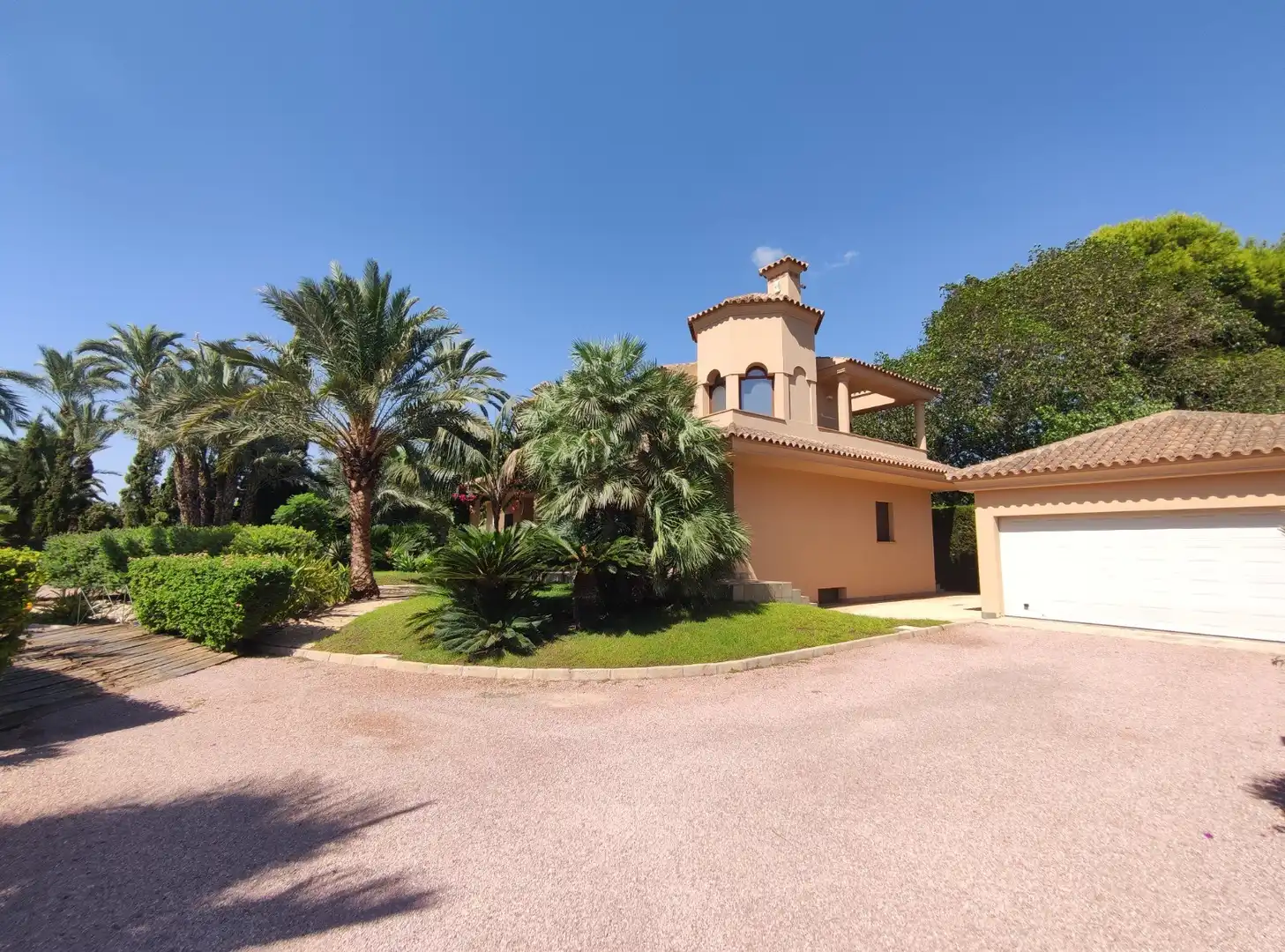 Jardí de Casa o xalet en venda en Elche / Elx amb Aire condicionat, Calefacció i Jardí privat