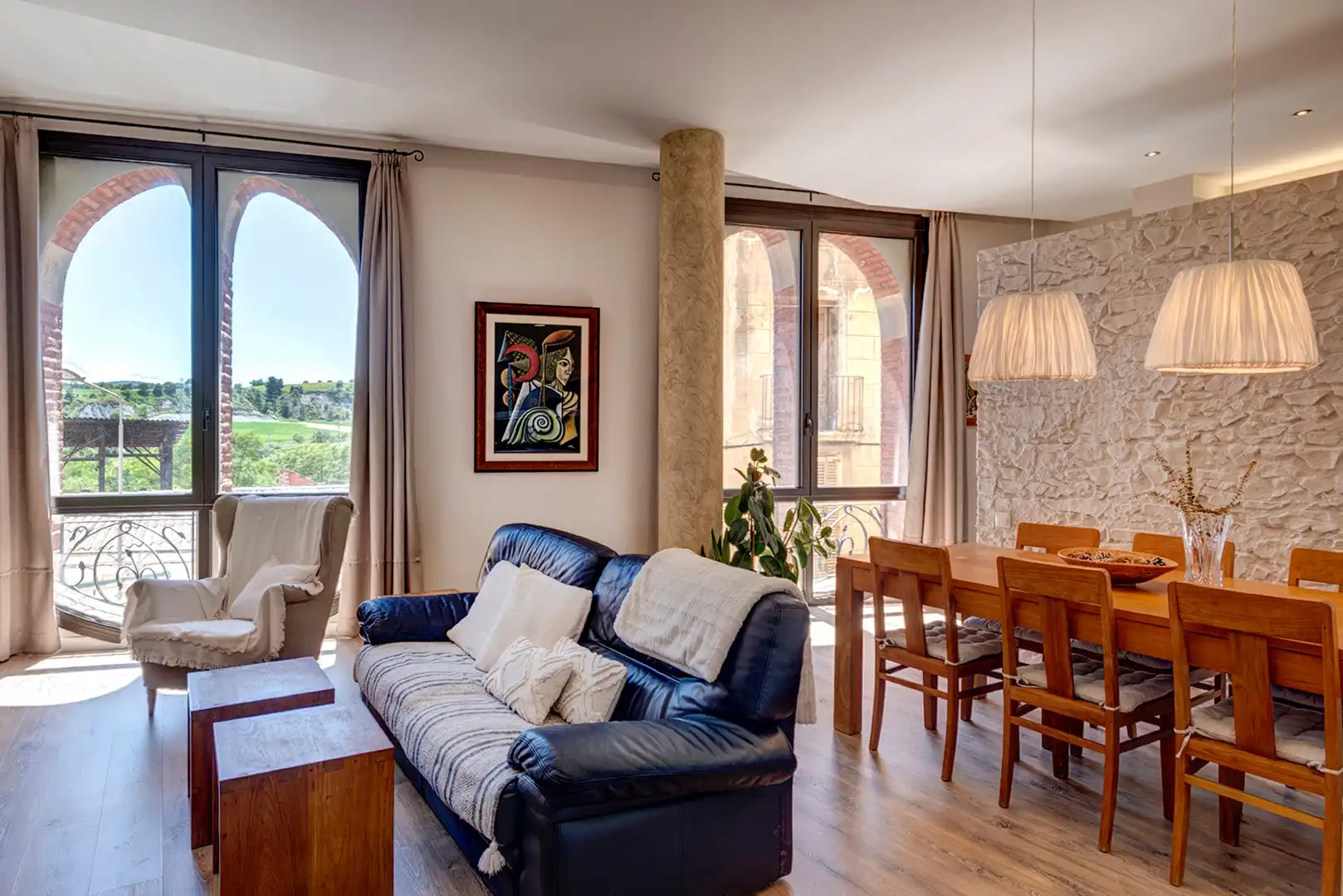 Living room of Flat for sale in Igualada  with Heating and Parquet flooring