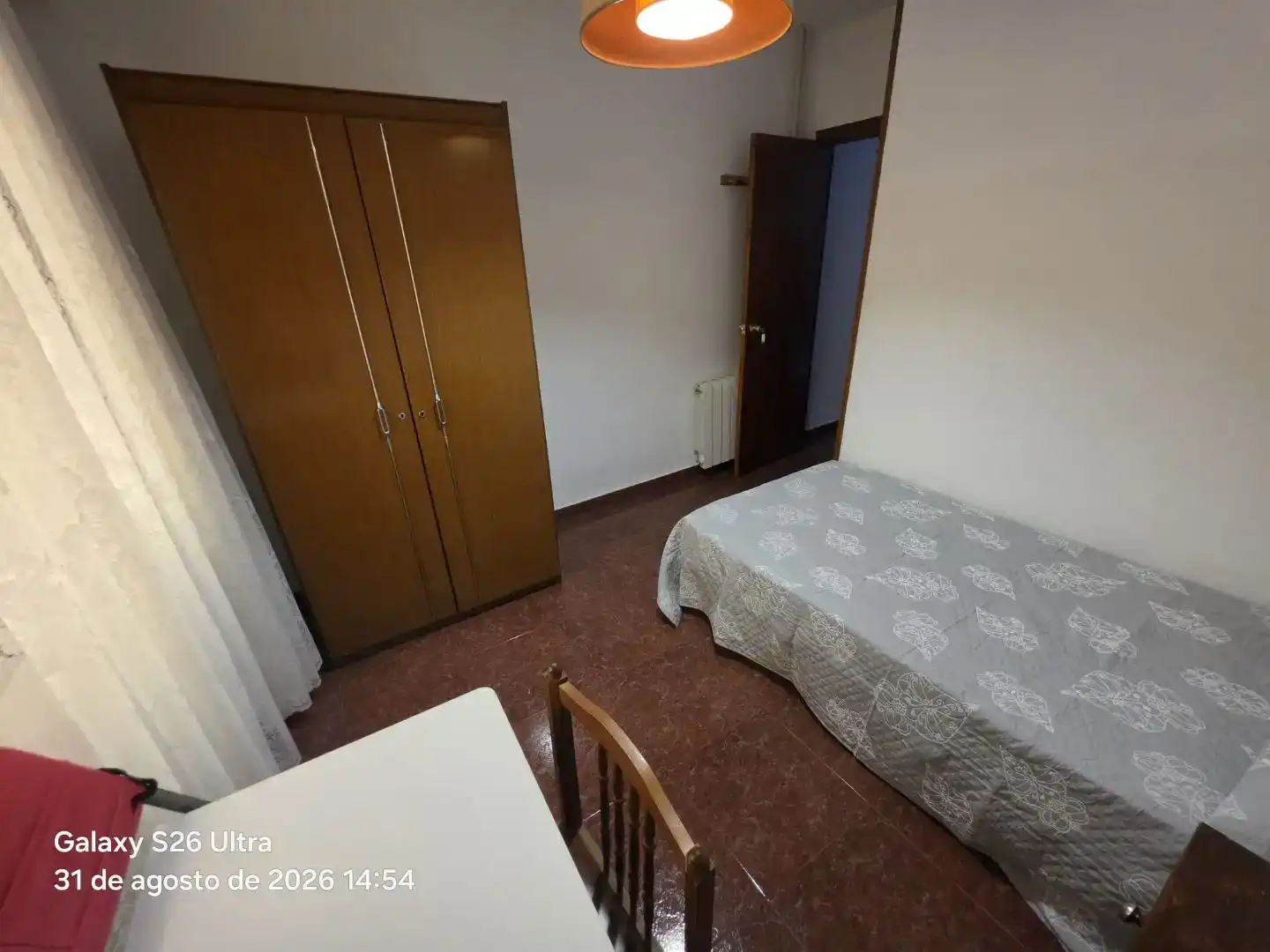 Schlafzimmer von Wohnung zur Miete in Cáceres mit Privatgarten, Möbliert und Balkon