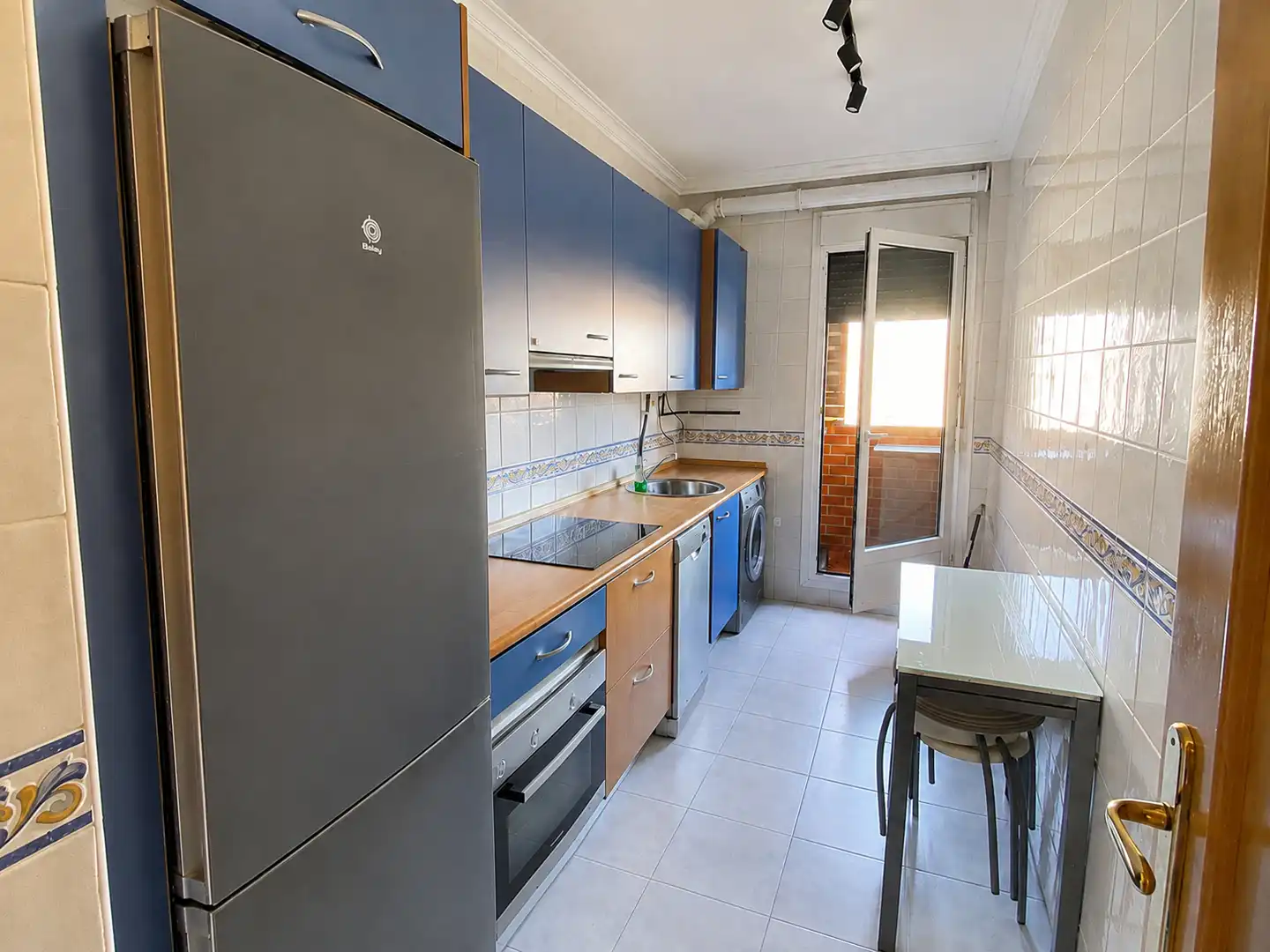 Kitchen of Flat for rent in Santander  with Heating, Terrace and Swimming Pool