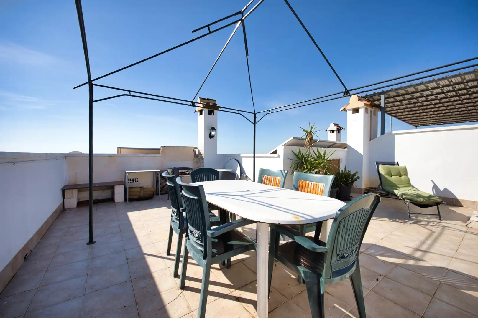 Terraza de Casa adosada en venta en Mutxamel con Aire acondicionado, Jardín privado y Terraza
