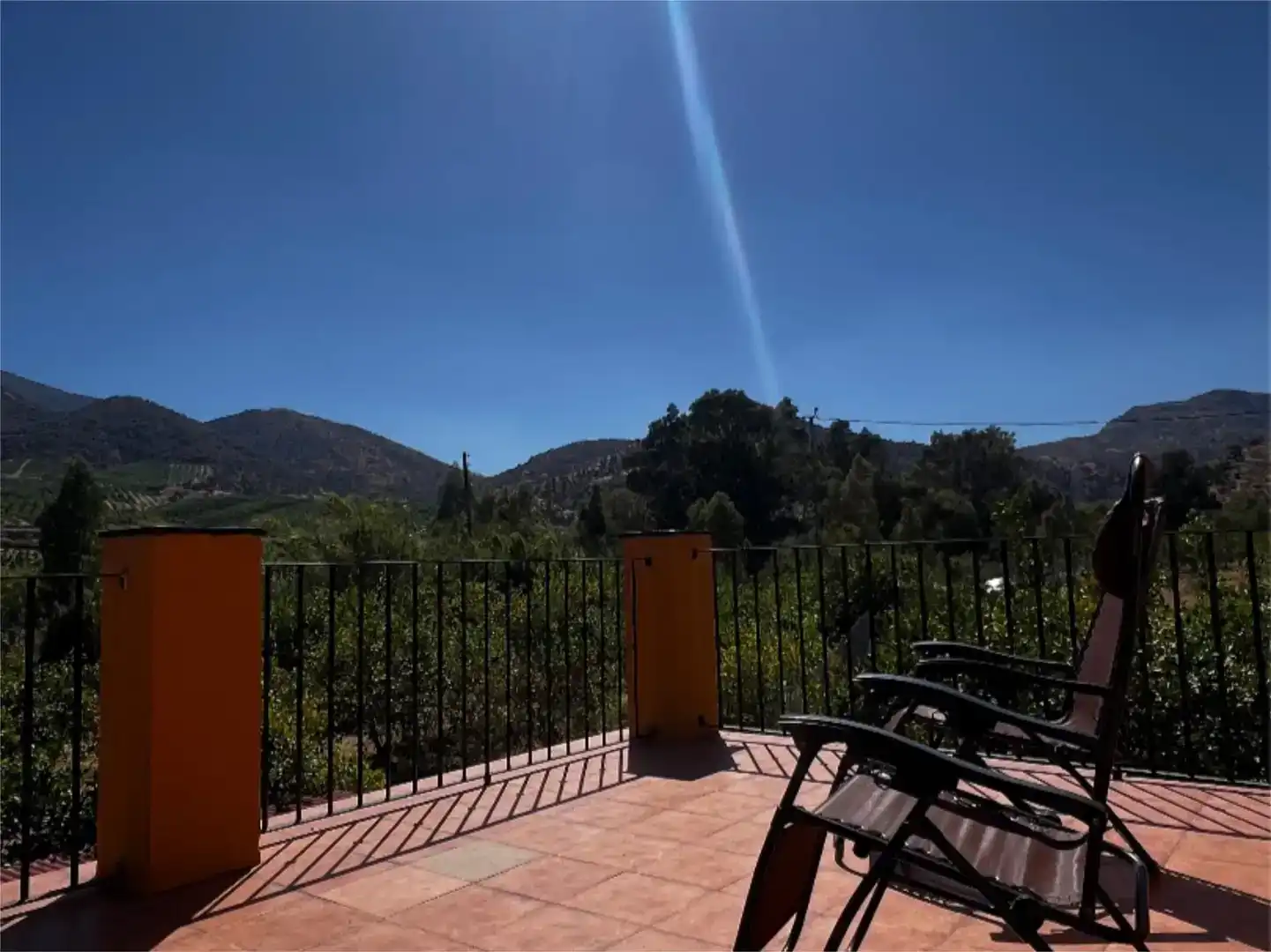 Terrace of Country homes for sale in Álora  with Air Conditioner, Swimming Pool and Balcony