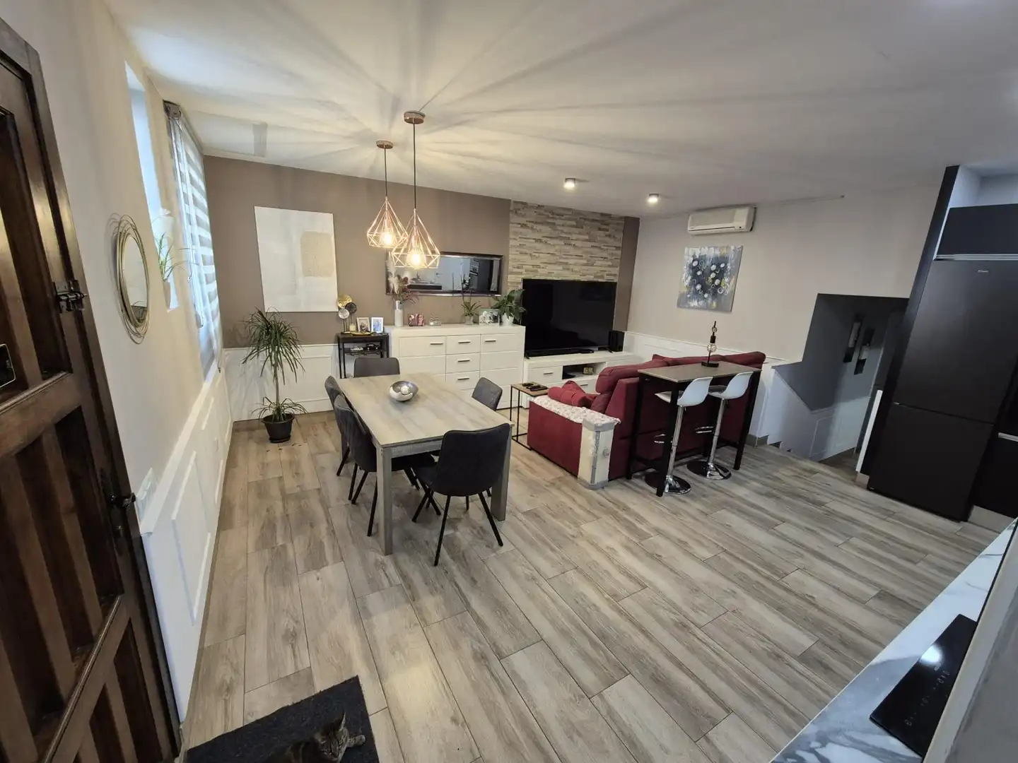 Sala d'estar de Casa o xalet en venda en La Ràpita amb Aire condicionat, Terrassa i Moblat