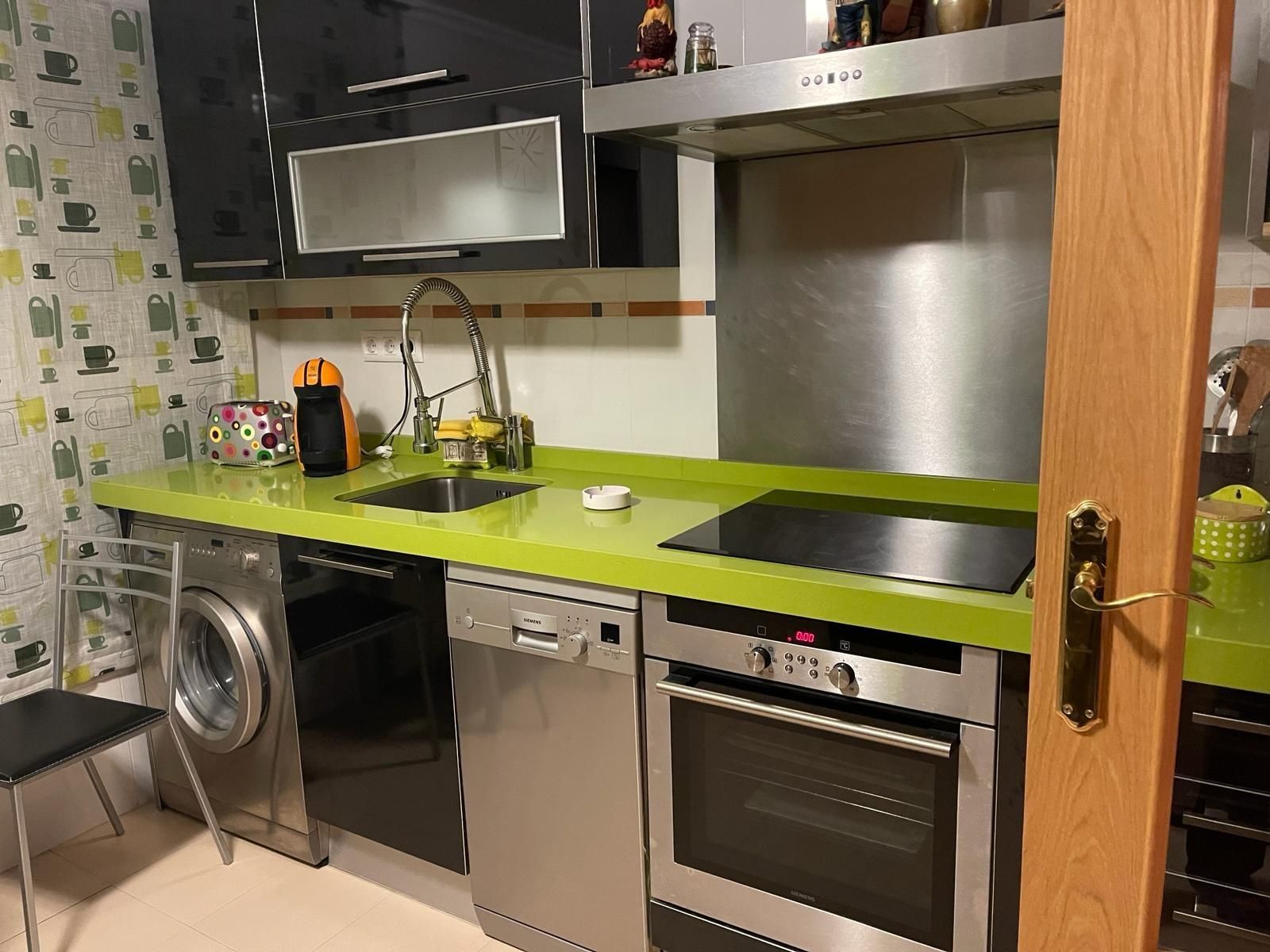 Kitchen of Flat for sale in Reinosa  with Heating, Parquet flooring and Storage room