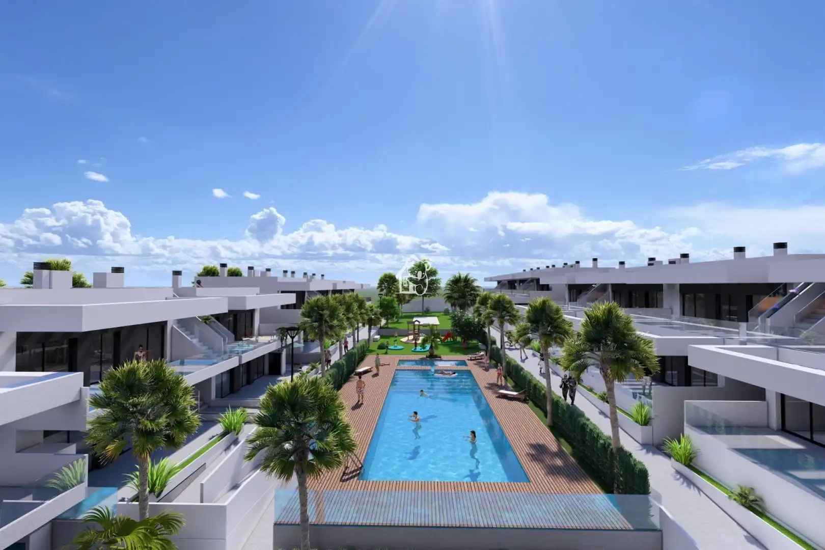 Piscina de Apartamento en venta en Algorfa con Aire acondicionado, Parquet y Terraza