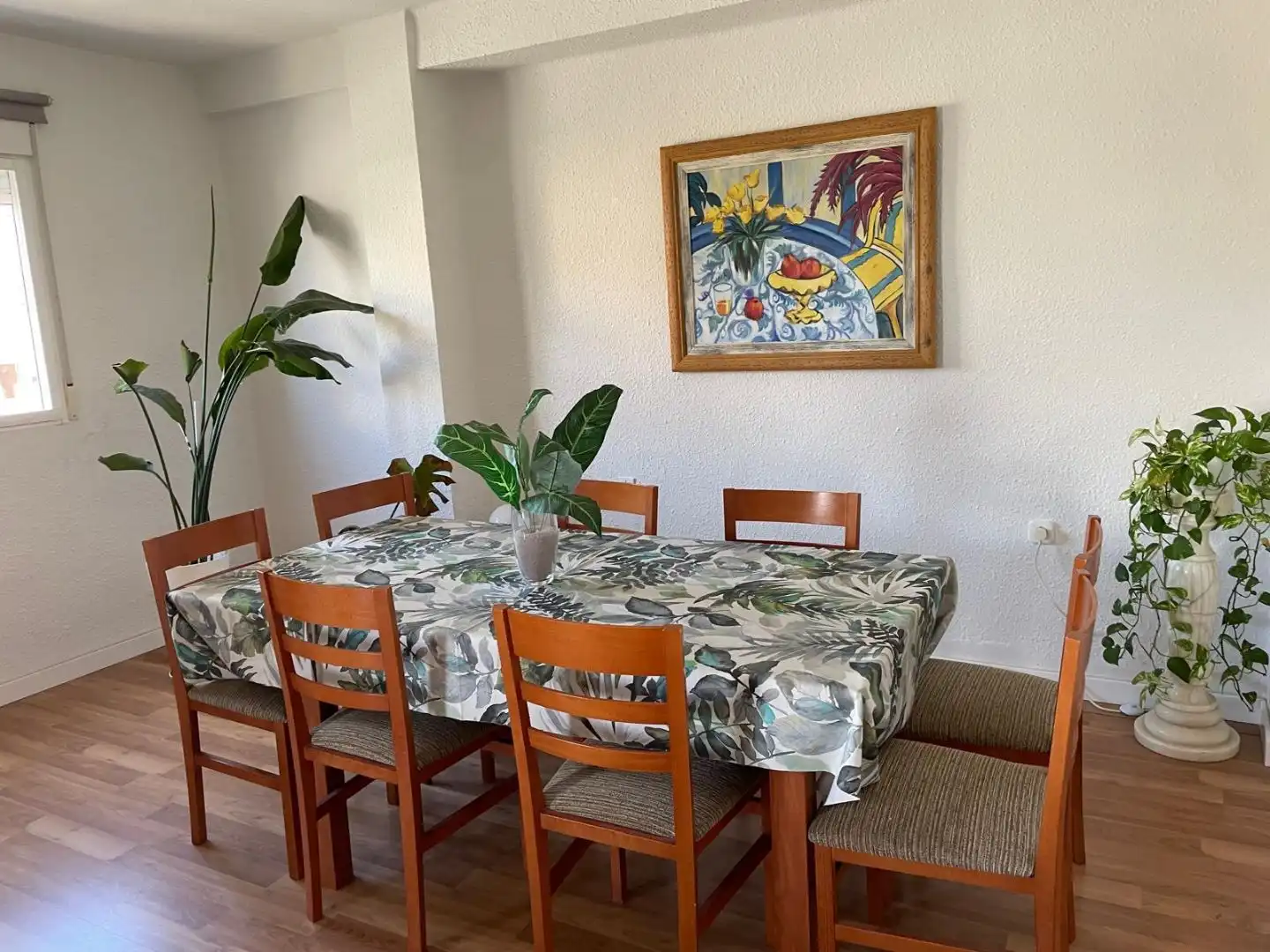 Esszimmer von Wohnung zur Miete in Alboraya mit Klimaanlage, Parkett und Möbliert