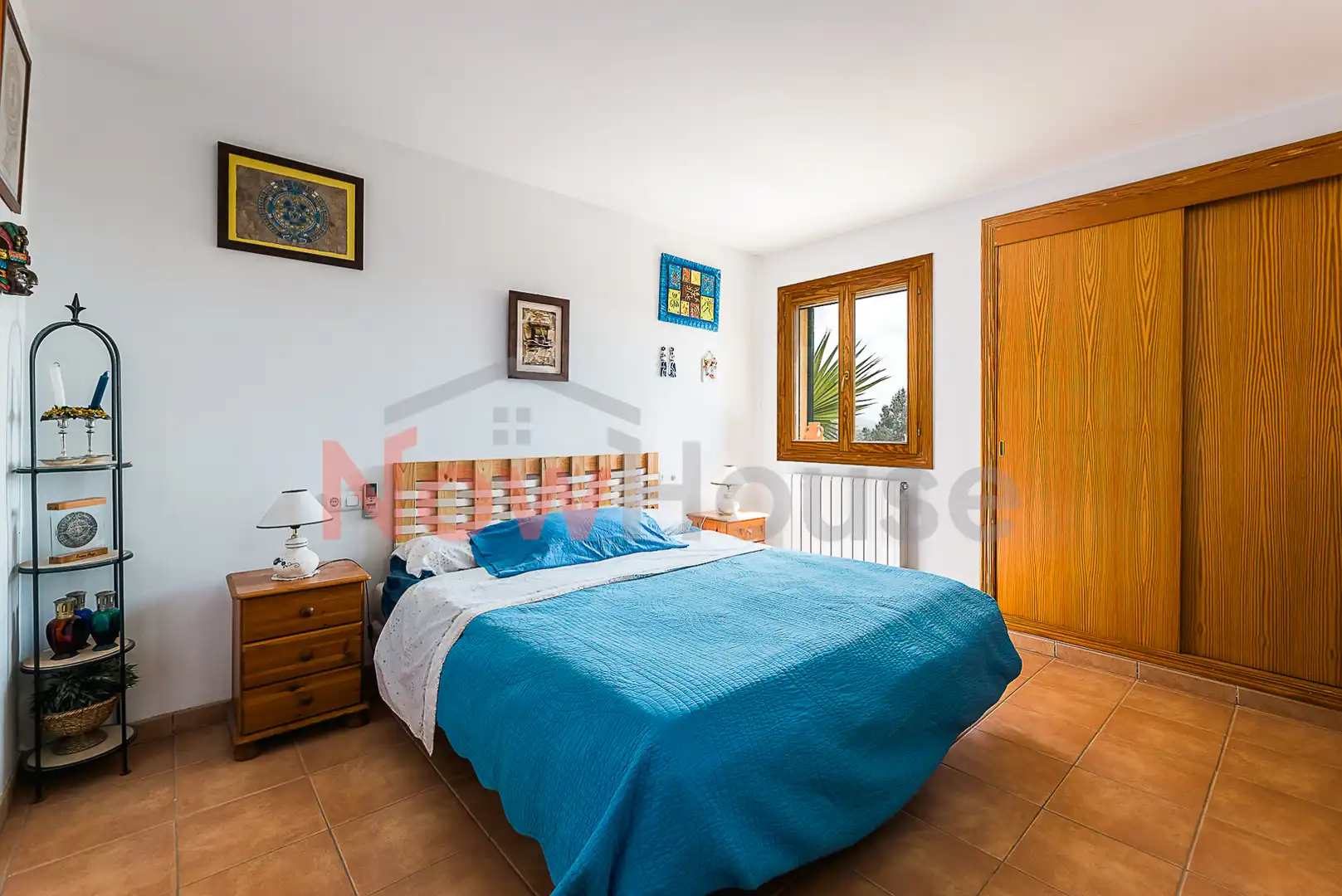 Schlafzimmer von Erdgeschoss zum Verkauf in Santa Margalida mit Klimaanlage, Heizung und Terrasse