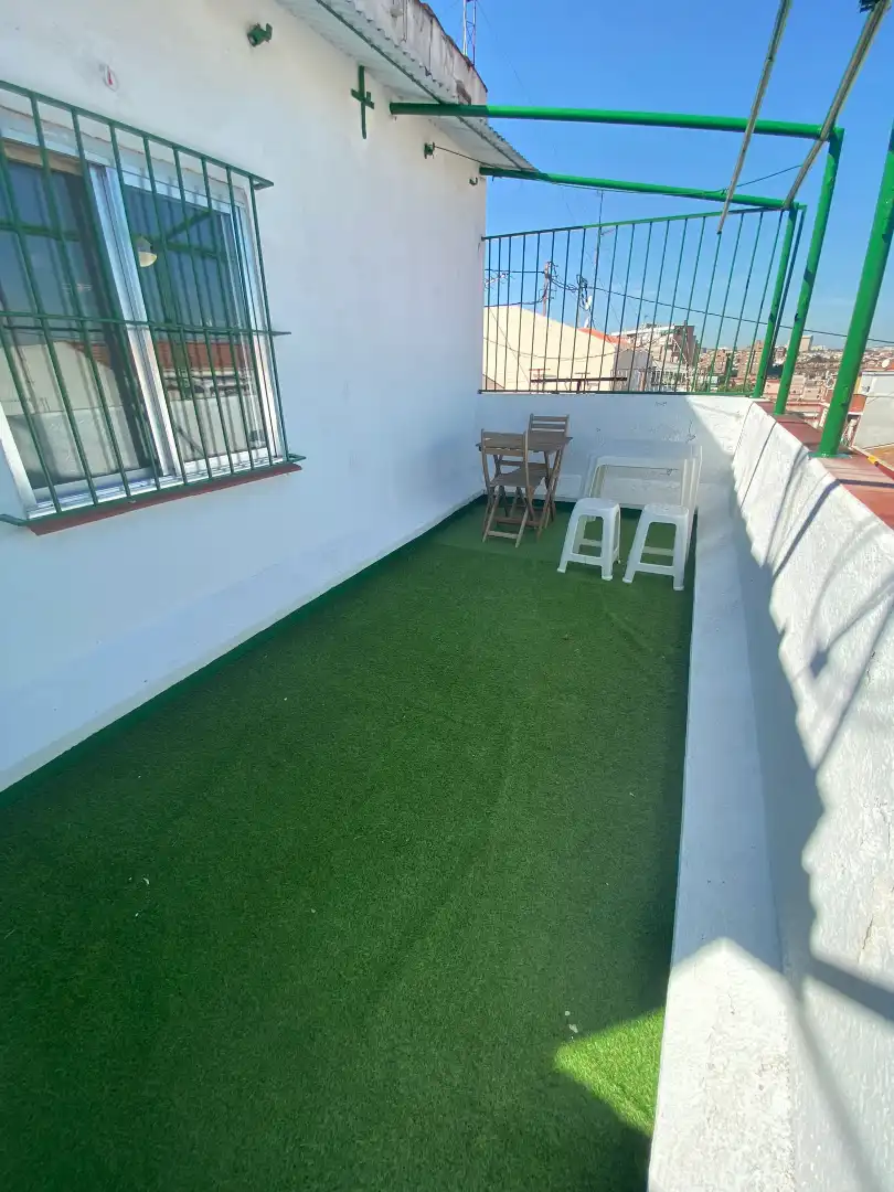 Terrace of Attic for rent in Madrid  with Heating, Terrace and Furnished