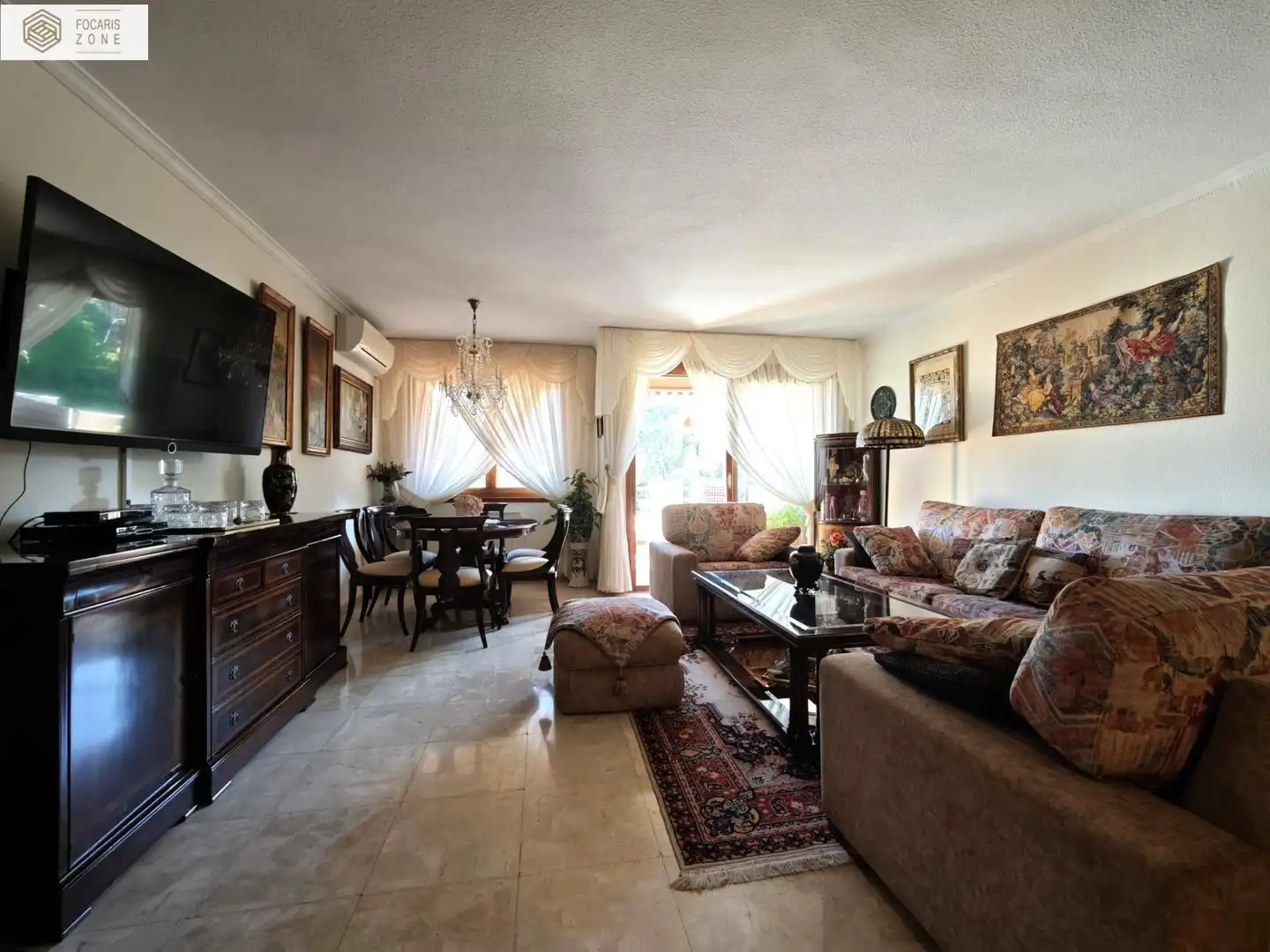 Sala de estar de Piso en venta en Málaga con Aire acondicionado, Calefacción y Jardín privado