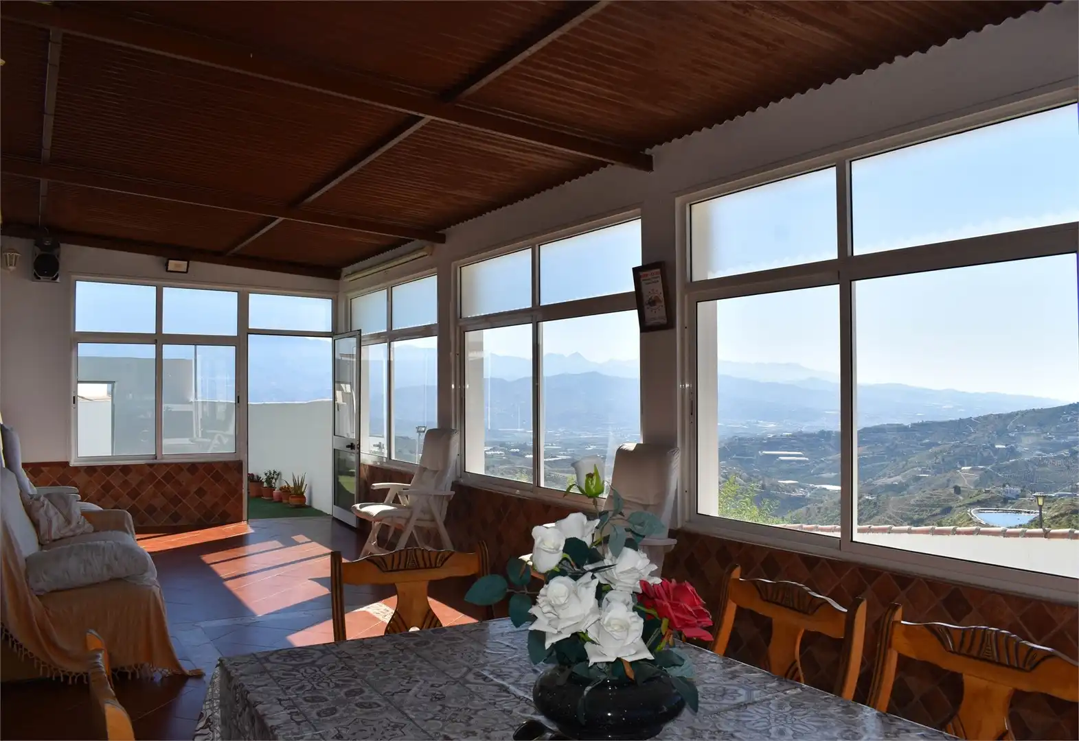 Terrace of Country homes for sale in Iznate  with Air Conditioner, Private garden and Terrace
