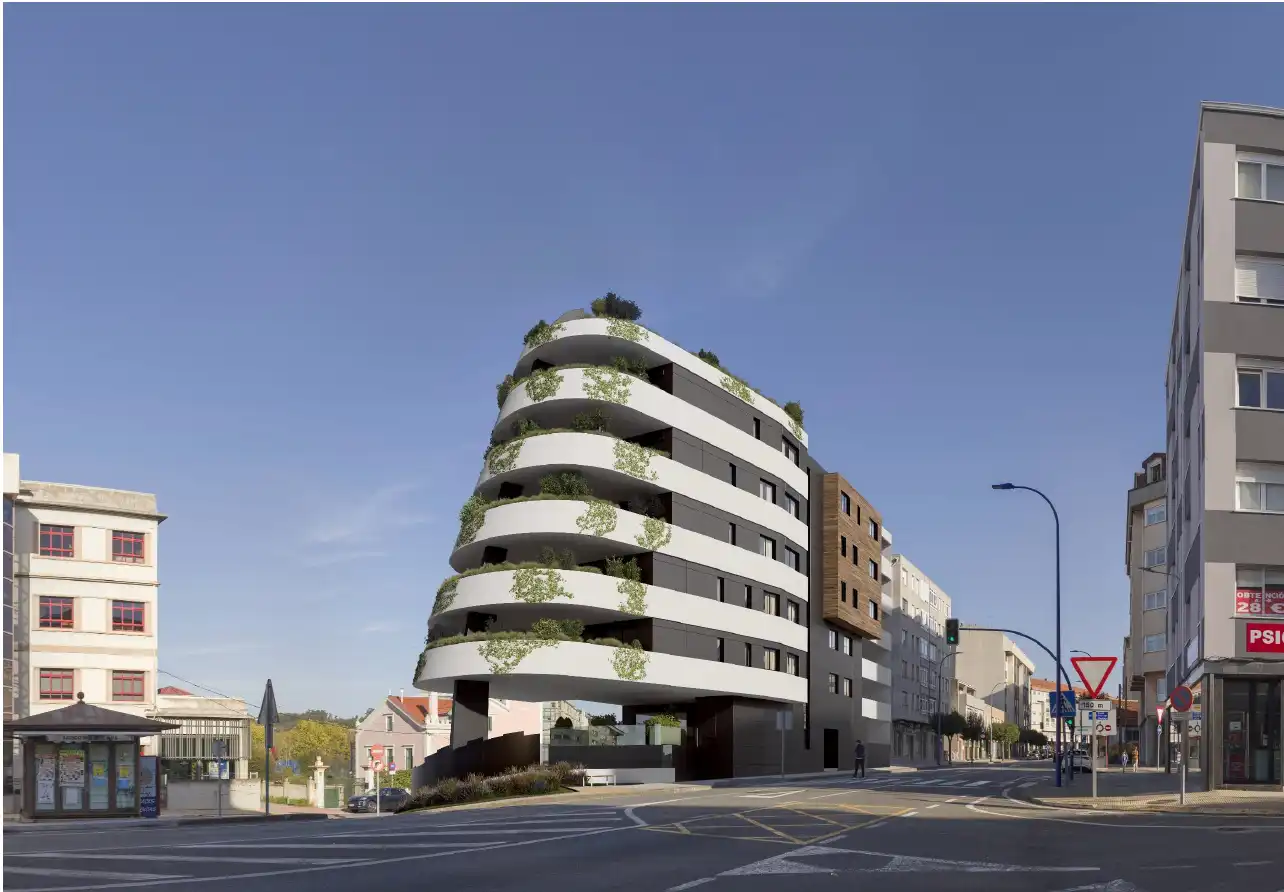 Vista exterior de Piso en venta en Culleredo con Aire acondicionado, Calefacción y Terraza