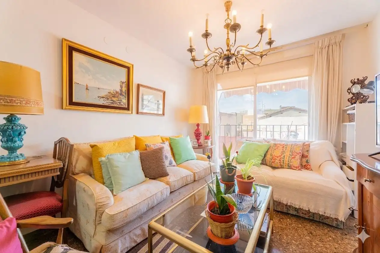 Living room of Flat for sale in La Pobla de Vallbona  with Balcony