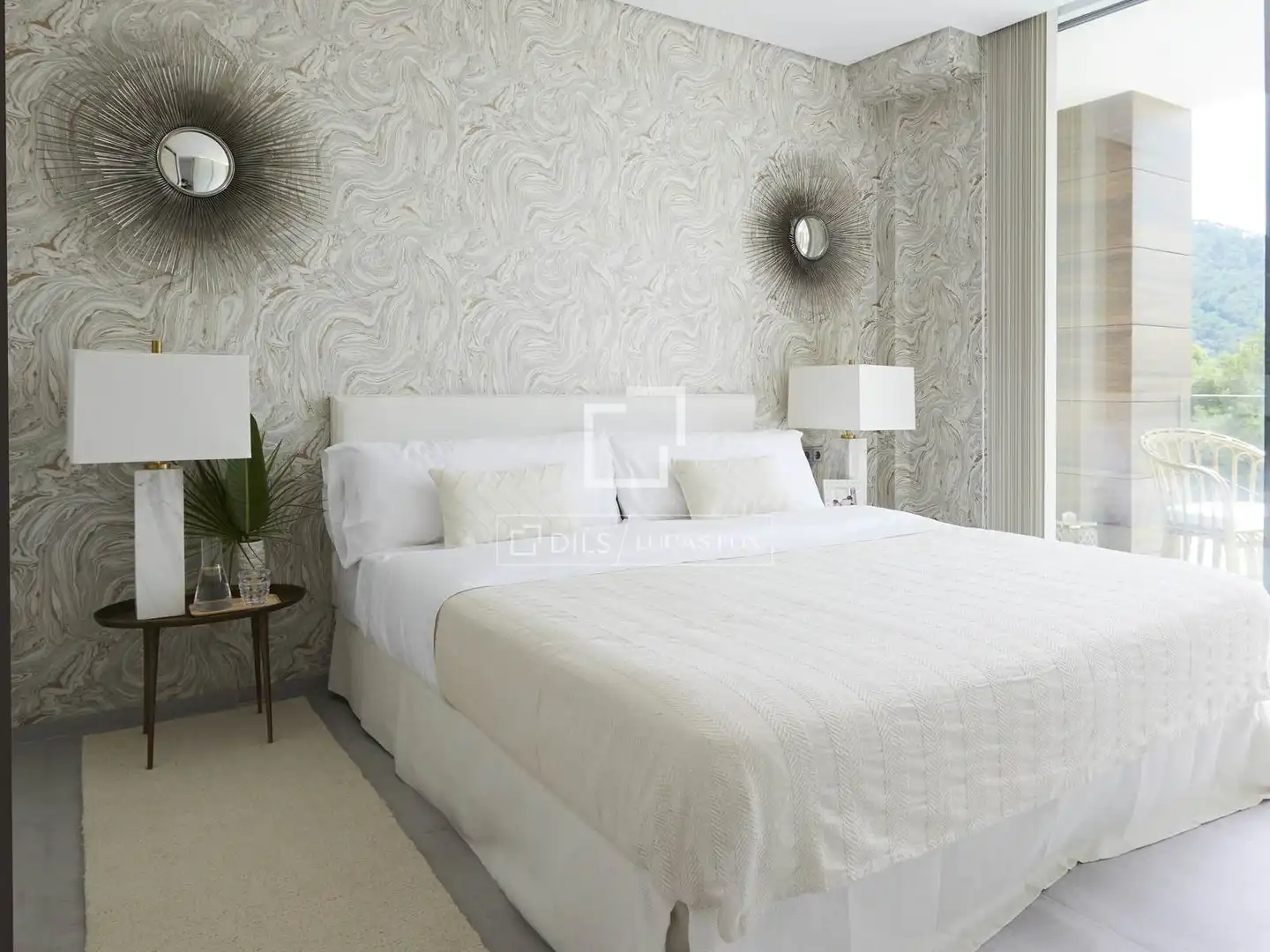Bedroom of Houses for sale in Santa Eulària des Riu  with Air Conditioner, Heating and Private garden