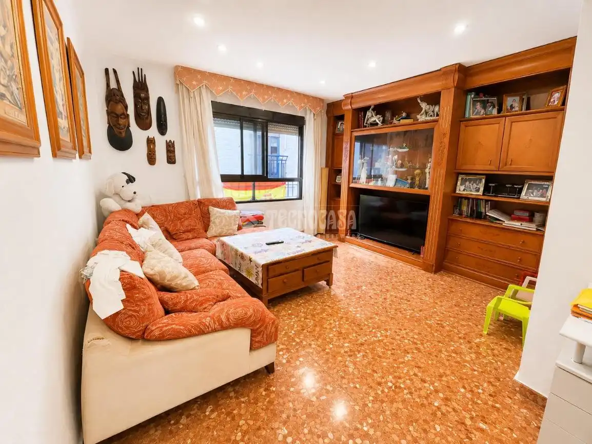 Sala de estar de Piso en venta en Valencia con Trastero