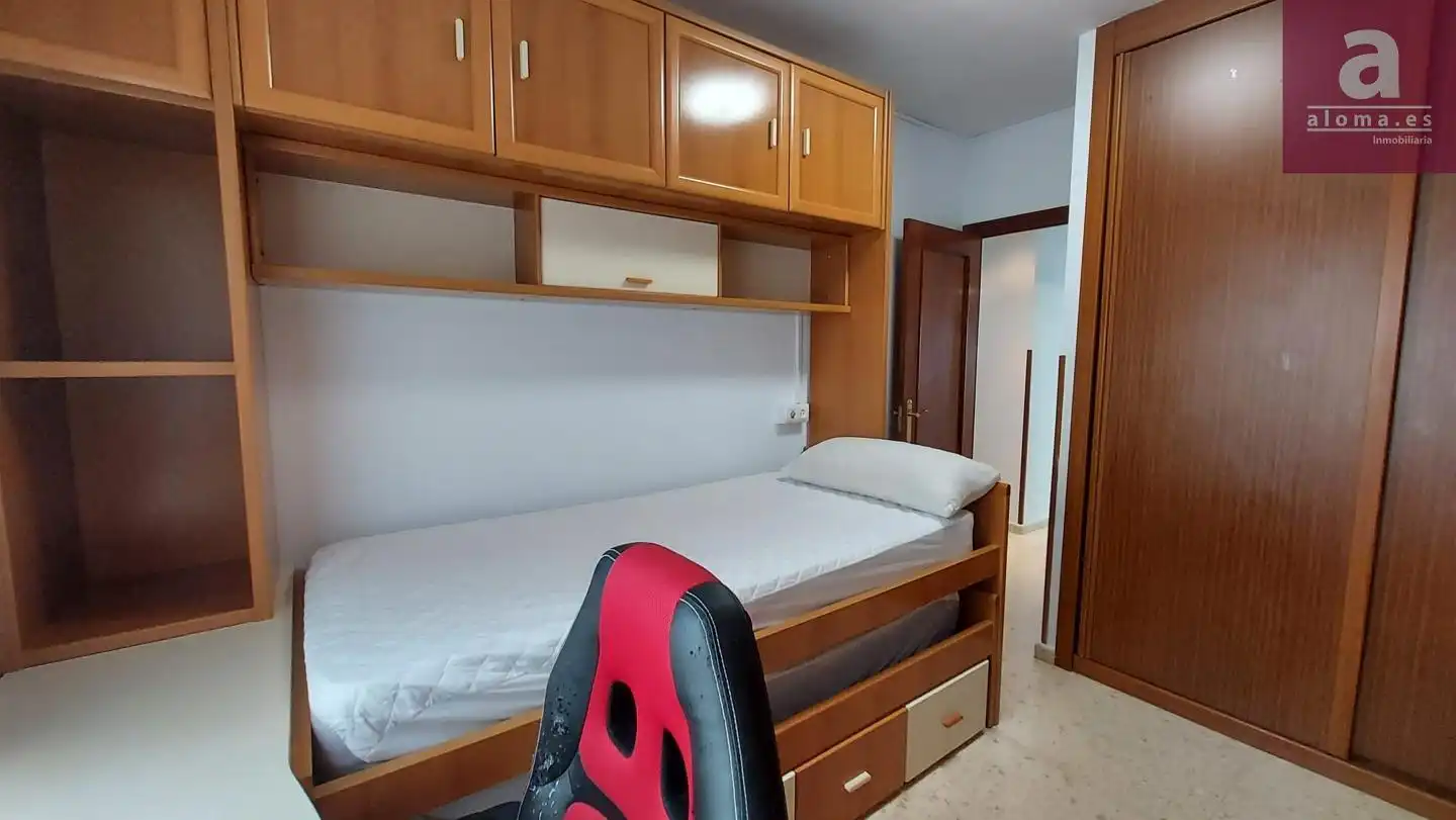 Bedroom of Flat for rent in Cáceres  with Heating, Terrace and Furnished