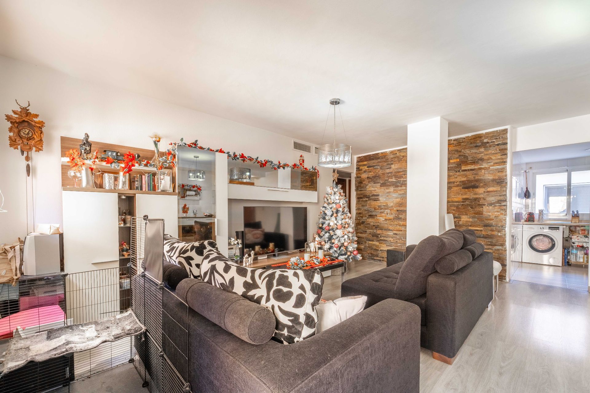 Sala d'estar de Àtic en venda en Málaga Capital amb Aire condicionat, Terrassa i Moblat