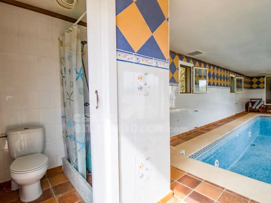 Casa rústica amb piscina en venda a Llucmaçanes, imagen 43