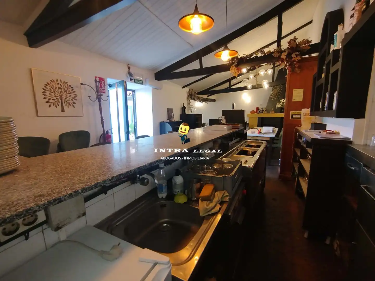Küche von Geschaftsraum zur Miete in Salamanca mit Klimaanlage, Terrasse und Möbliert