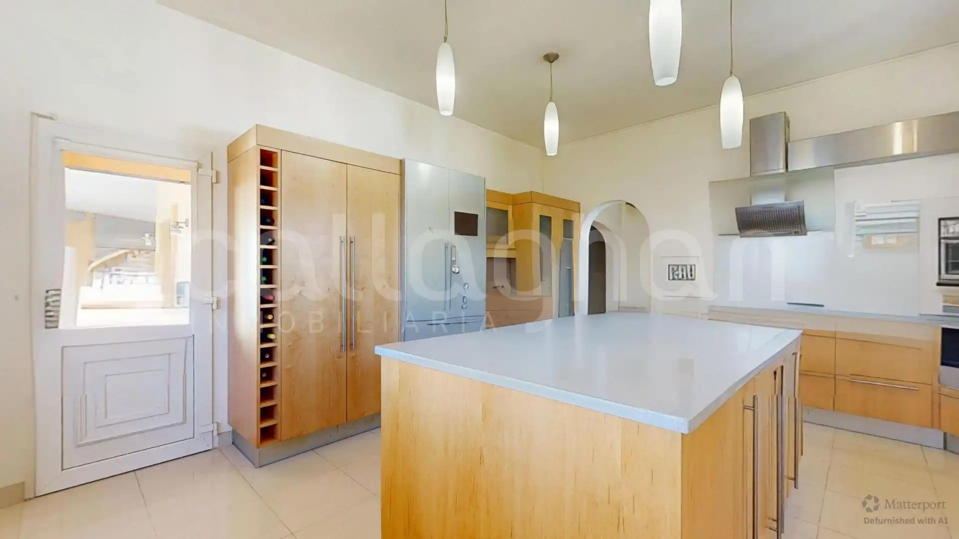 Cocina de Casa o chalet en venta en Calpe / Calp con Aire acondicionado, Calefacción y Terraza