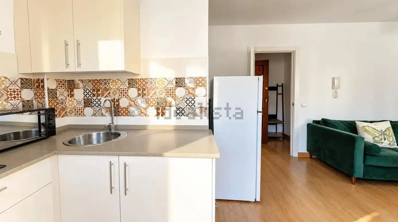 Kitchen of Attic for rent in Granada  with Air Conditioner, Heating and Terrace