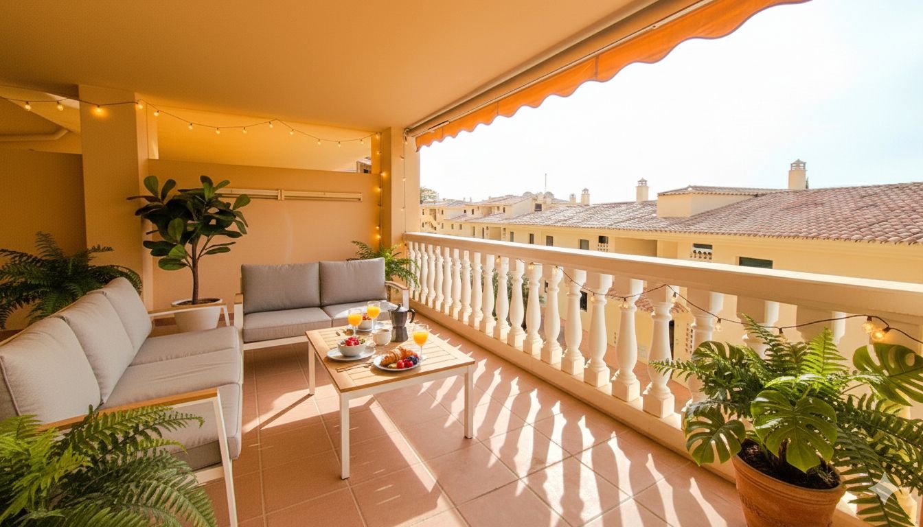 Terrace of Apartment for sale in Benalmádena  with Air Conditioner, Heating and Terrace