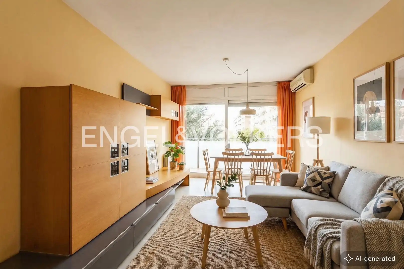 Living room of Flat for sale in Sant Joan Despí  with Air Conditioner, Heating and Terrace