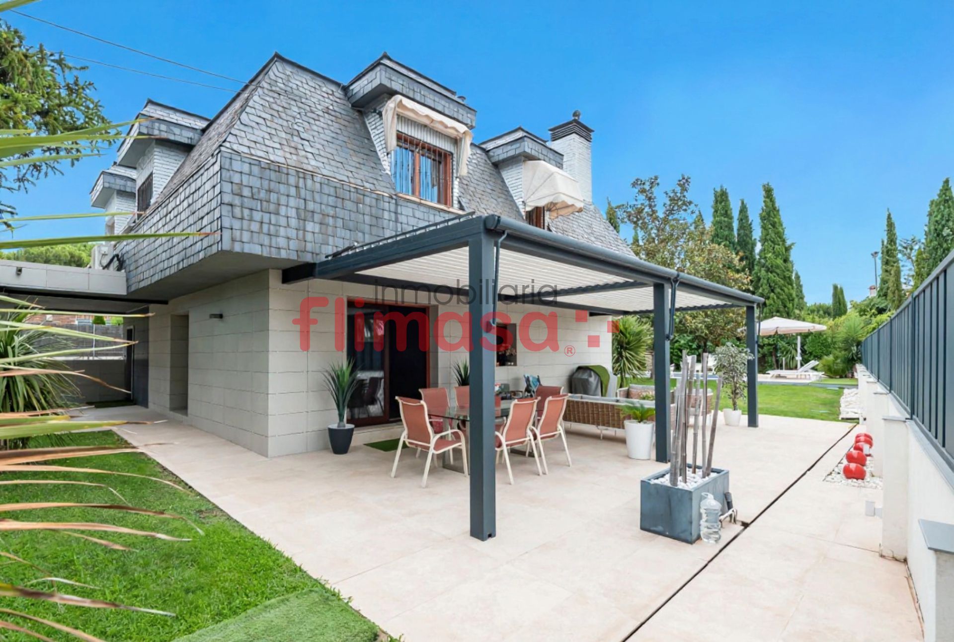 Terrace of House or chalet for sale in Villaviciosa de Odón  with Air Conditioner, Heating and Private garden