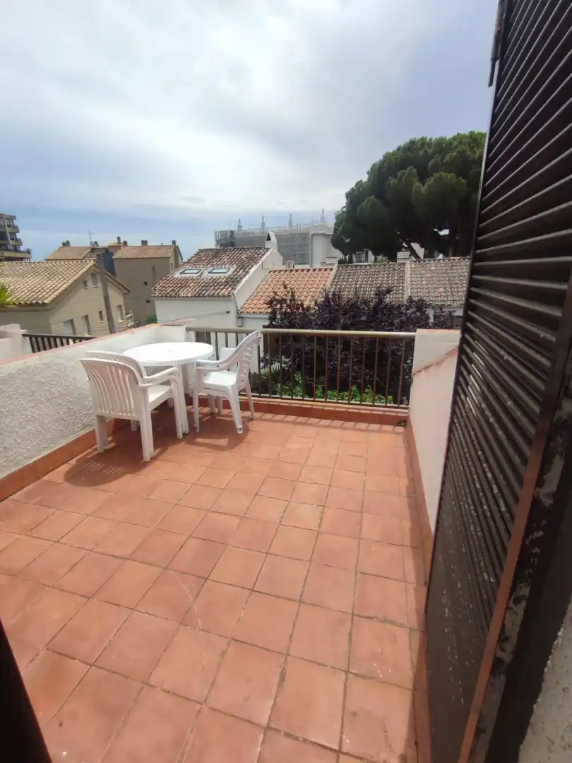 Terraza de Dúplex de alquiler en Calonge i Sant Antoni con Amueblado, Horno y Lavadora