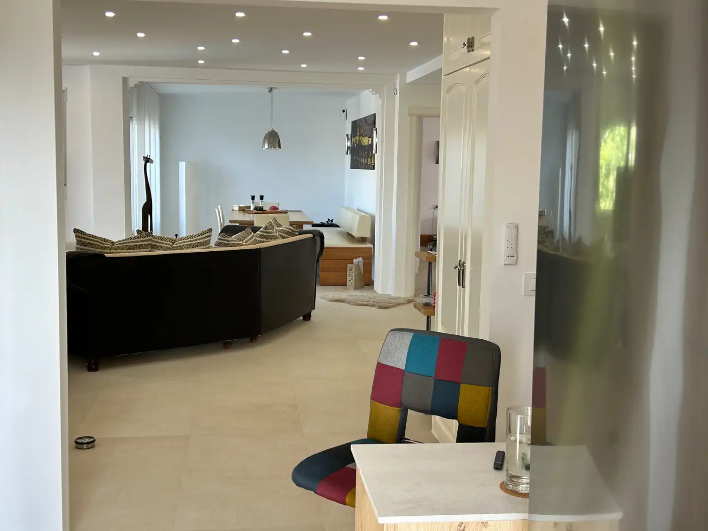 Sala d'estar de Àtic en venda en Dénia amb Aire condicionat, Rentadora i Balcó
